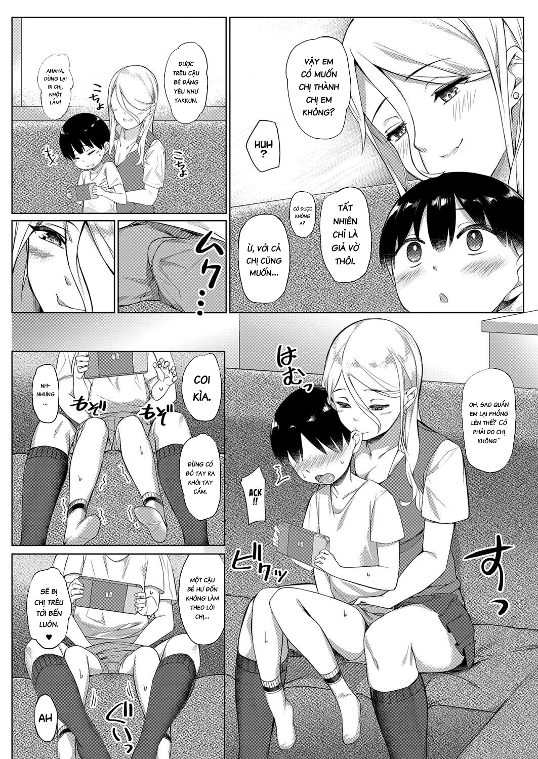 Đọc truyện hentai Ngày cậu bé biết được mùi gái - Oneshot