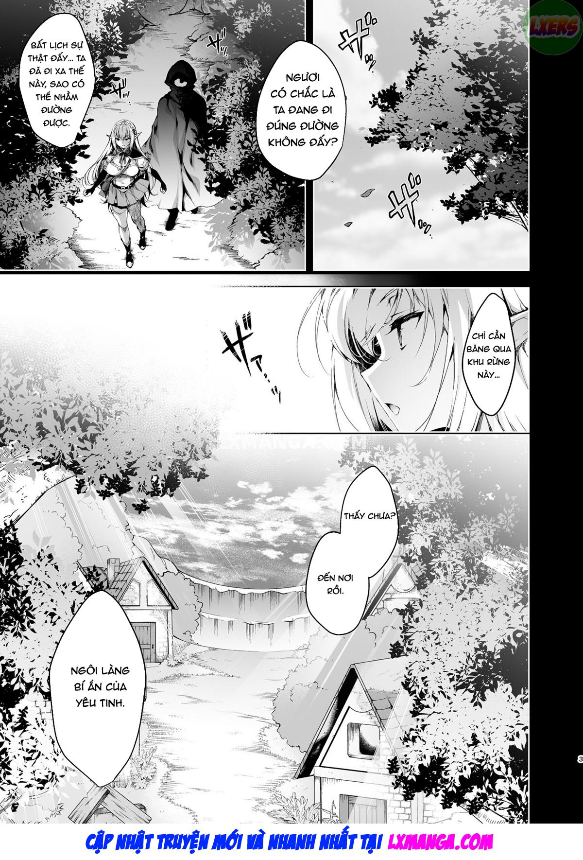Đọc truyện hentai Elf ni Inmon o Tsukeru Hon Chap 3 LEVEL:3