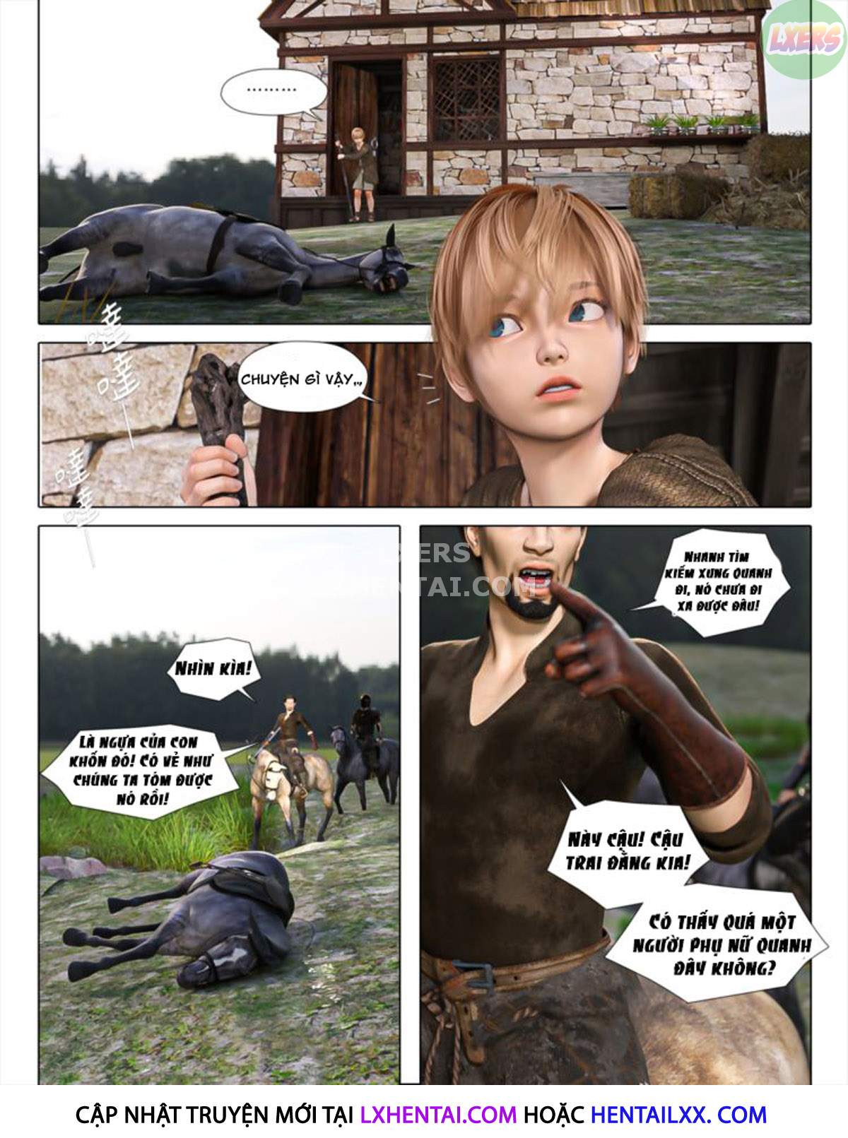 Đọc truyện hentai The Rose Fall Into Darkness - Chap 2