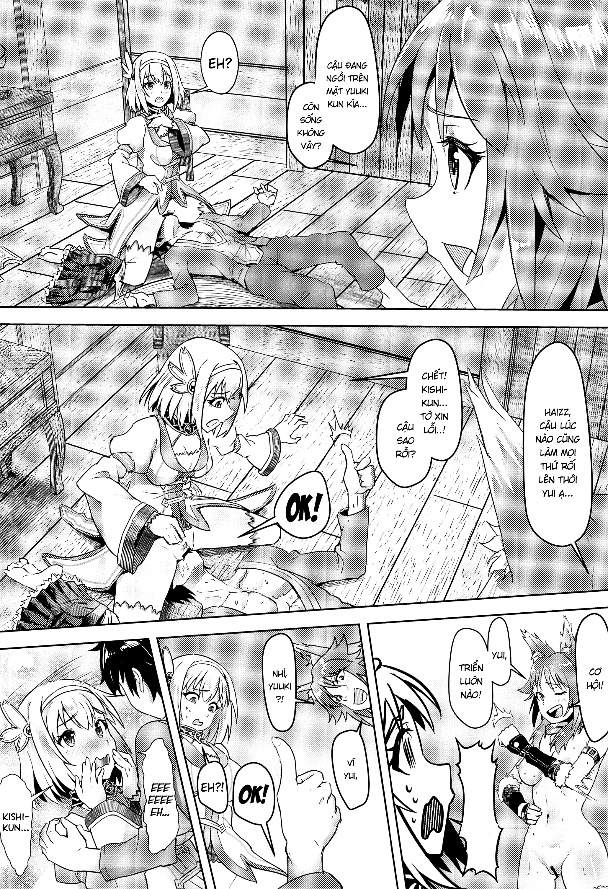 Đọc truyện hentai Yui-chan to Kishi-kun Futarikiri no Hitotoki Oneshot