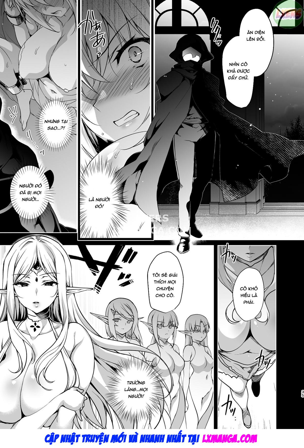 Đọc truyện hentai Elf ni Inmon o Tsukeru Hon Chap 3 LEVEL:3