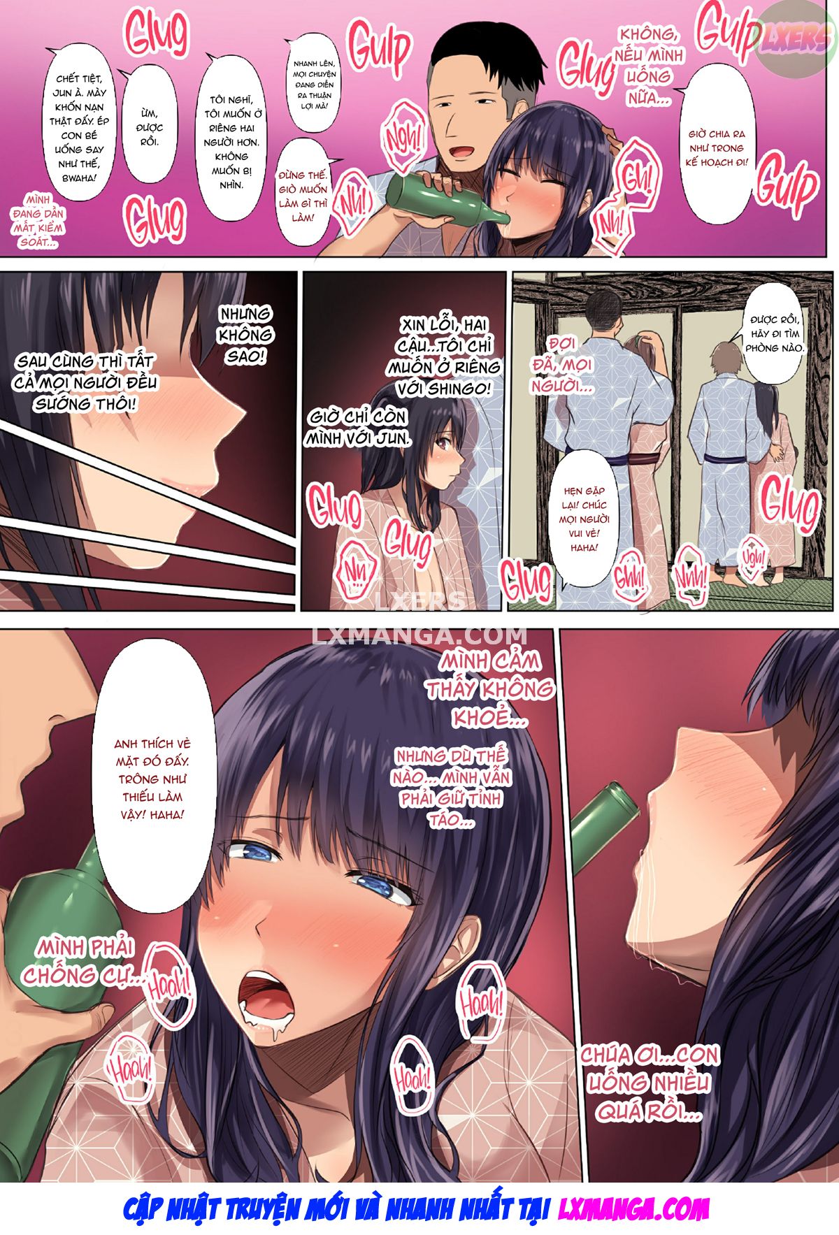Đọc truyện hentai Người yêu thời thơ ấu của tôi đã bị gài bẫy bởi con cặc khổng lồ của một học sinh lớp trên - Chap 2 - [END]