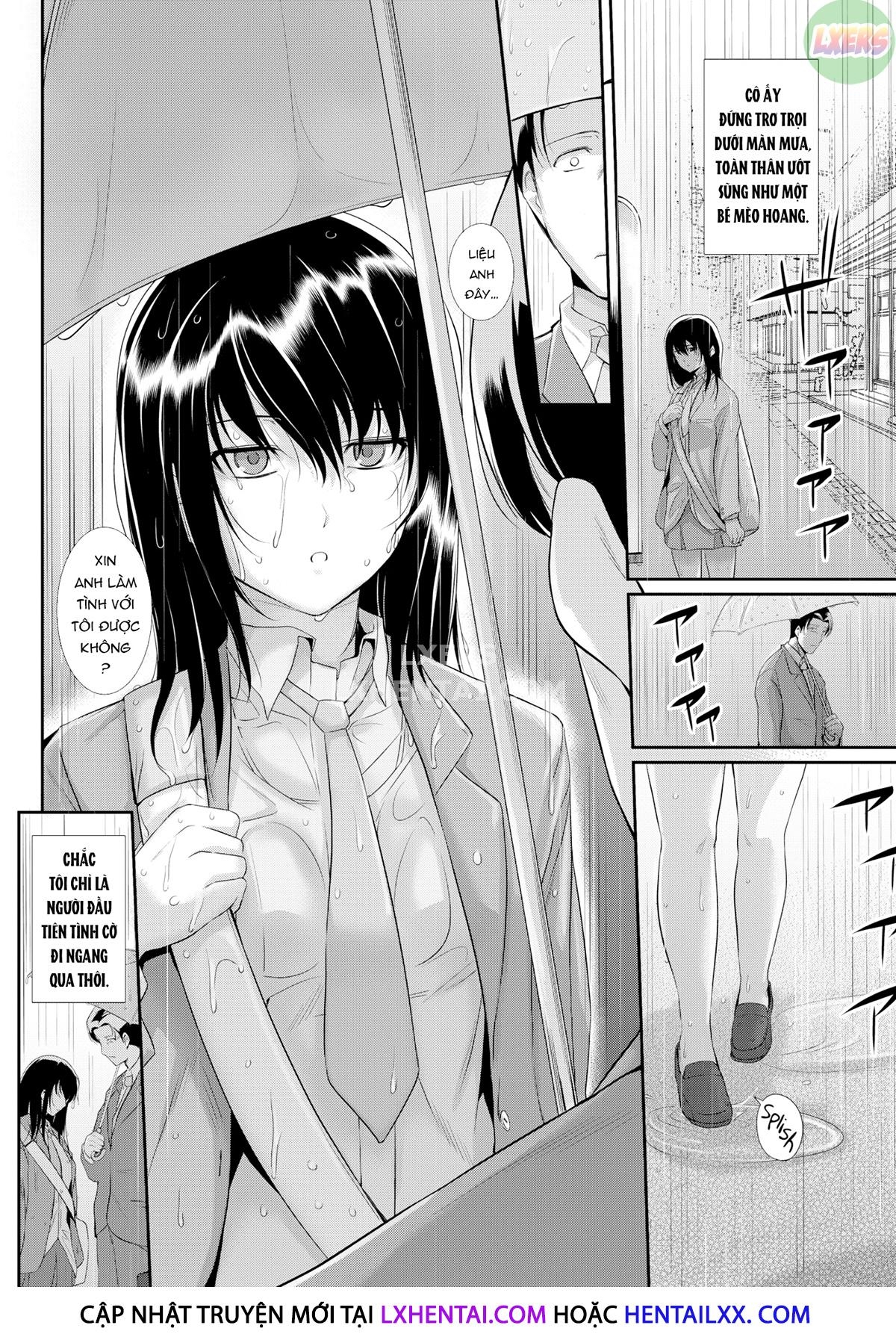 Đọc truyện hentai Nơi trú ẩn khi mưa - Oneshot