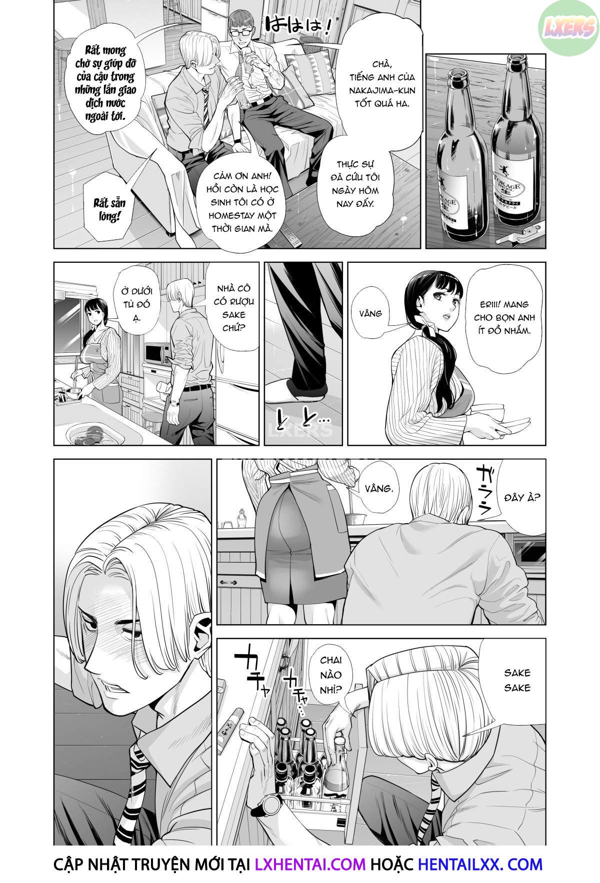 Đọc truyện hentai A Housewife Stolen By A Coworker Besides Her Blackout Drunk Husband - Chap 1