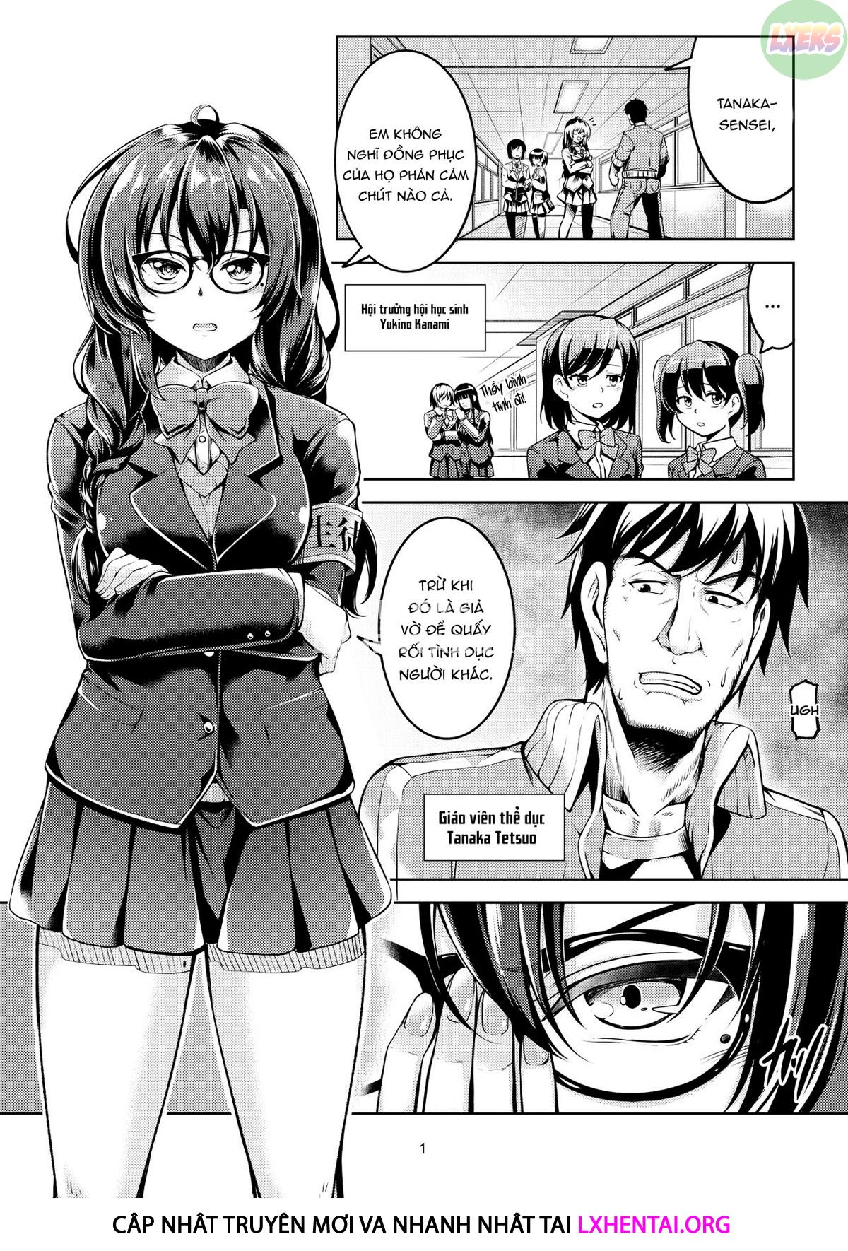 Đọc truyện hentai Uraaka Liver Take 1 Kyouhaku! Kouochi Seitokaichou -Yukino Kanami- - Oneshot