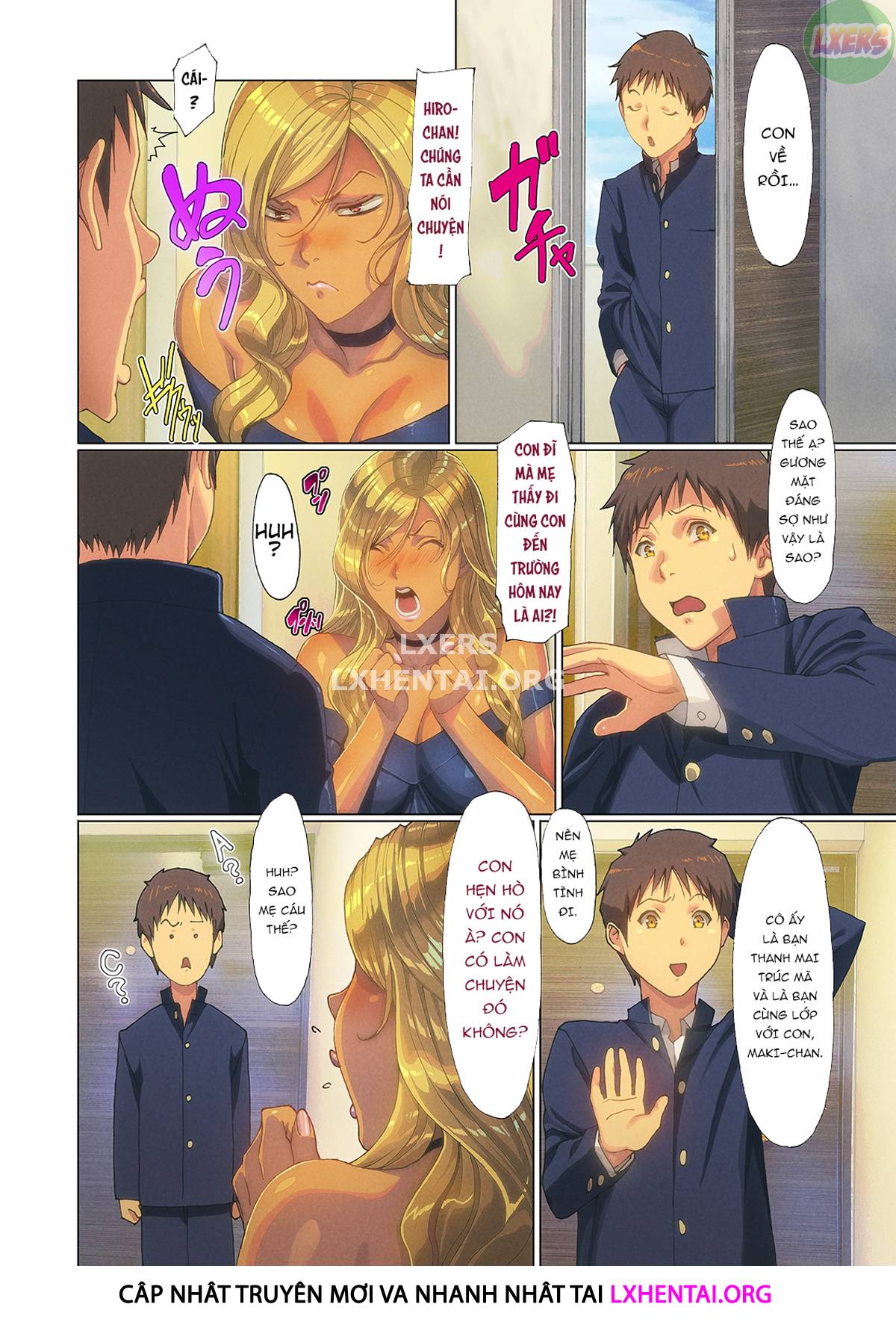 Đọc truyện hentai Mẹ Gyaru xuất hiện ở nhà tôi!! - Chap 2 - [END]