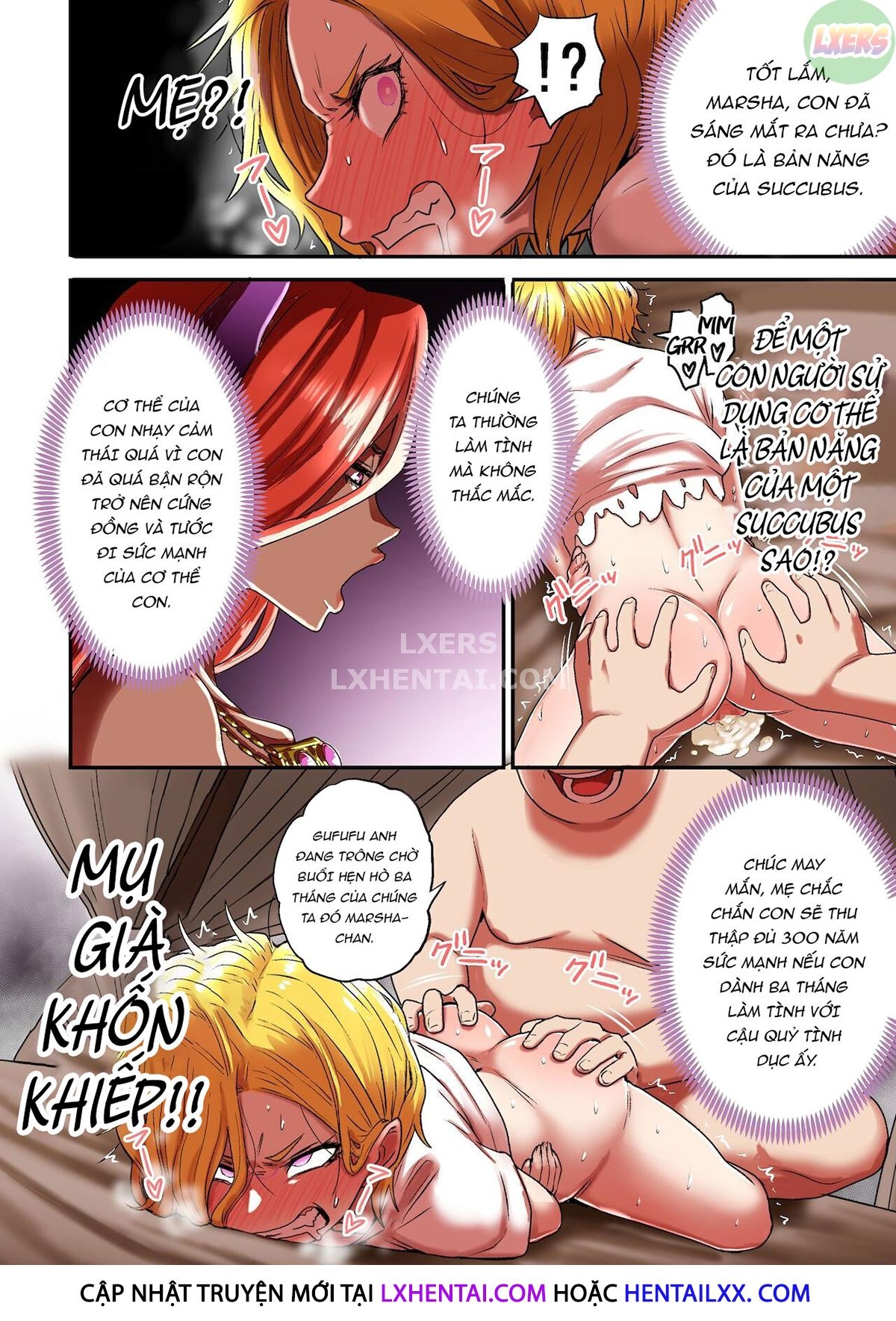 Đọc truyện hentai Junjou Yankee Succubus Marsha-Chan - Chap 1