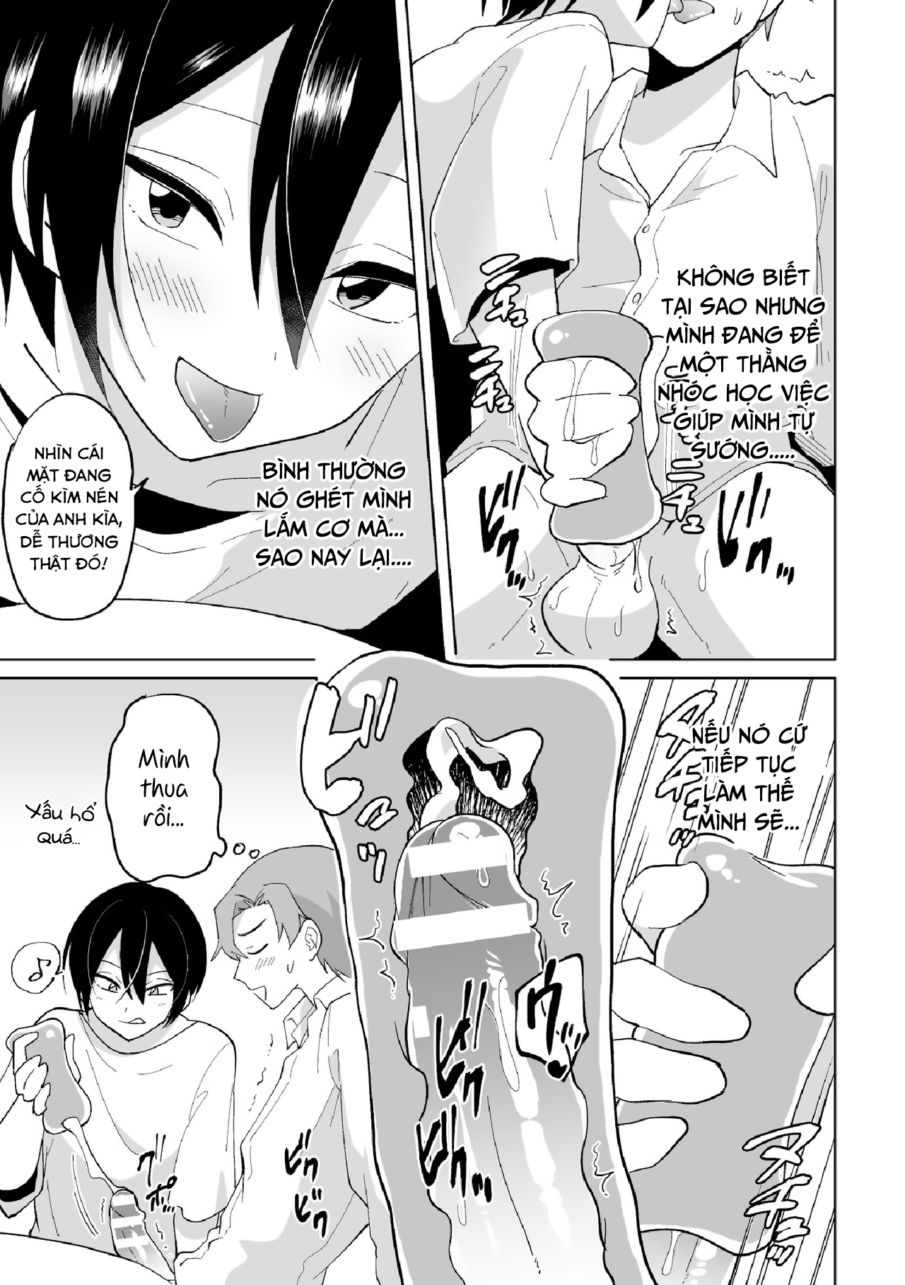 Đọc truyện hentai Namaiki na Kouhai ni Omocha ni Sarete Doutei Ubawaremashita - Oneshot