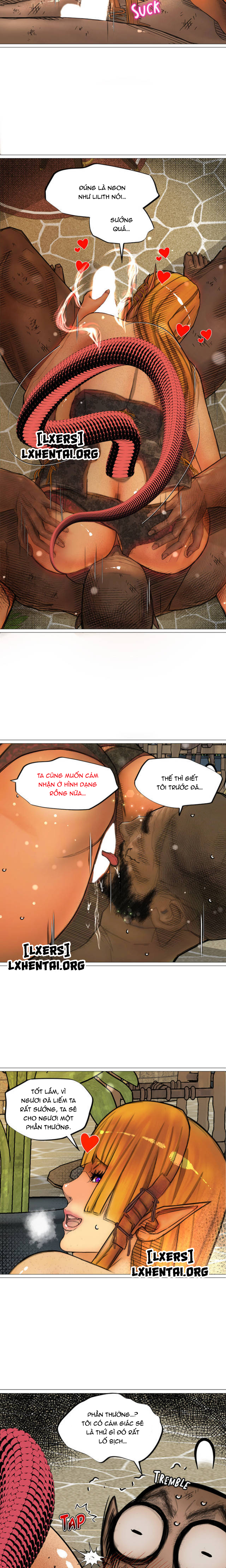 Đọc truyện hentai Nữ Hoàng Dark Elf Và Nô Lệ Orc - Chap 19