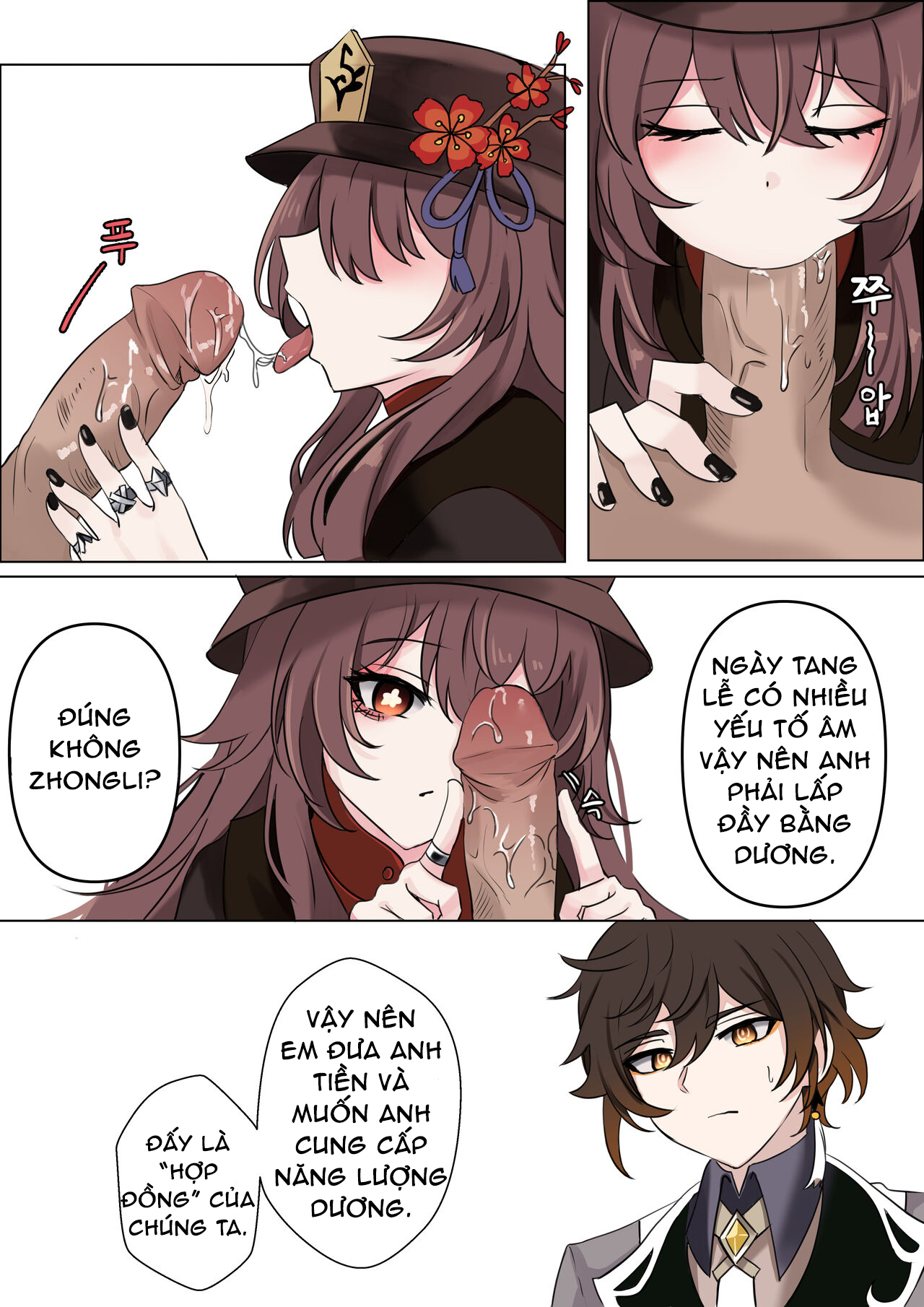 Đọc truyện hentai Hợp đồng - Đâm lao thì phải theo lao