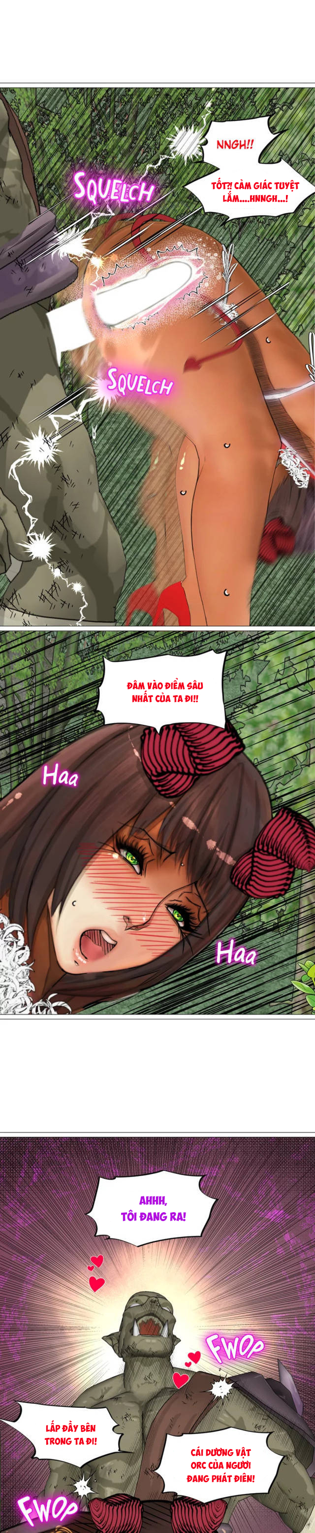 Đọc truyện hentai Nữ Hoàng Dark Elf Và Nô Lệ Orc - Chap 17