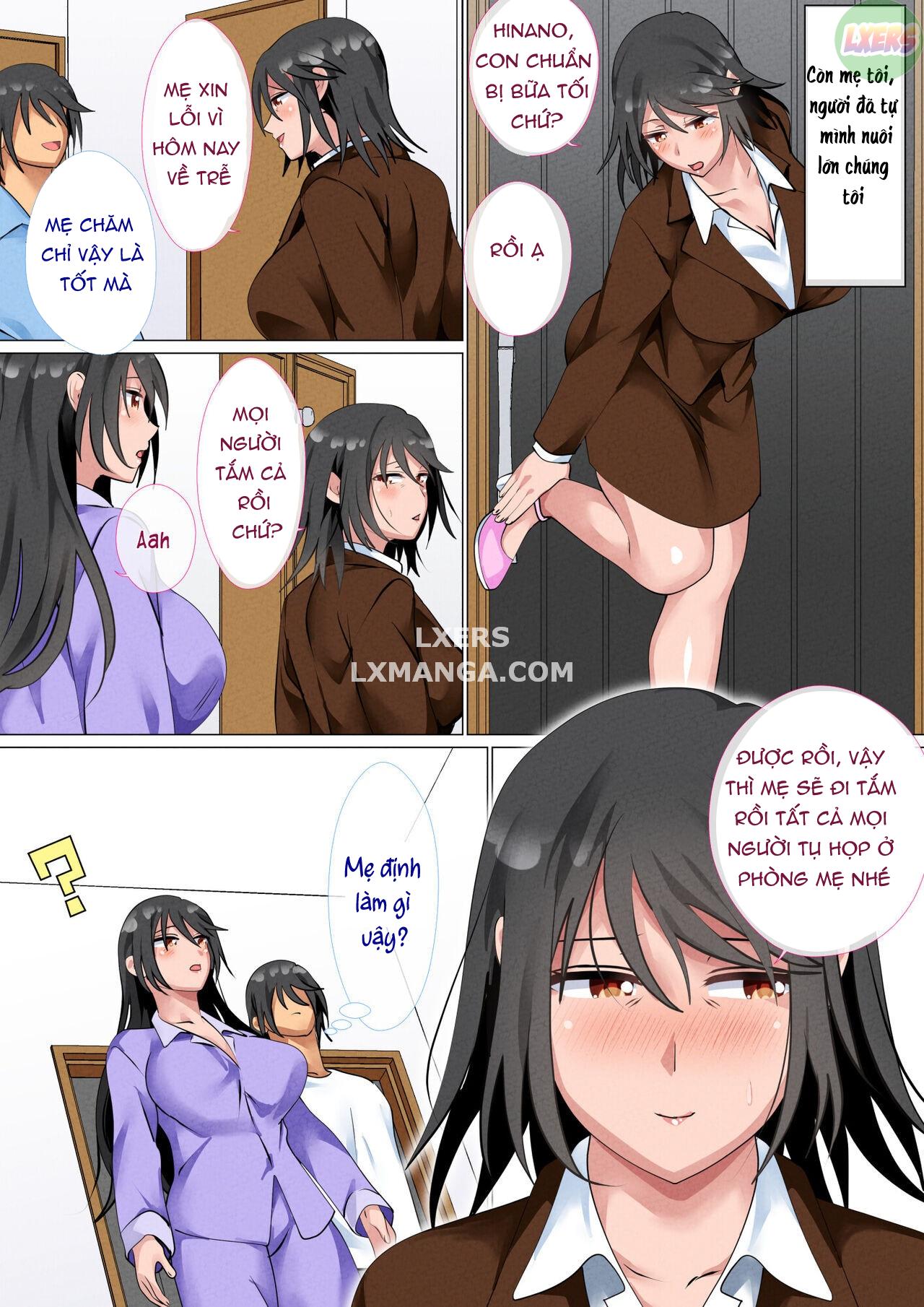 Đọc truyện hentai Kazoku De Musuko O Fudeoroshi Suru Narawashi Ga Sonzai Suru Kakei Oneshot