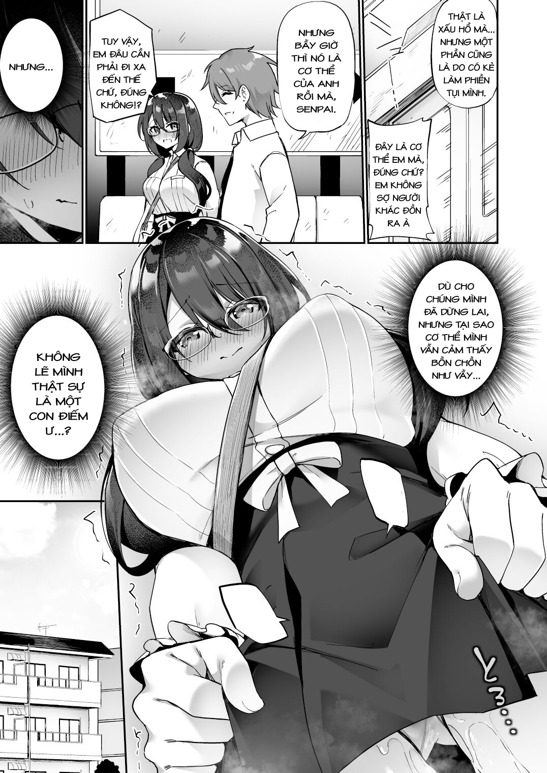 Đọc truyện hentai Boku No Koe O Kiku Dake De Hatsujou Shichau Yandere Kyonyuu Kouhai Ni Karada O Irekaerarete Shimatta! - Oneshot