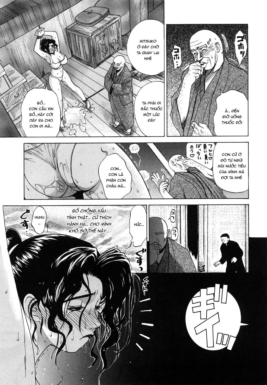 Đọc truyện hentai Cô dâu dâm đãng của nhà Takayanagike - Chap 2
