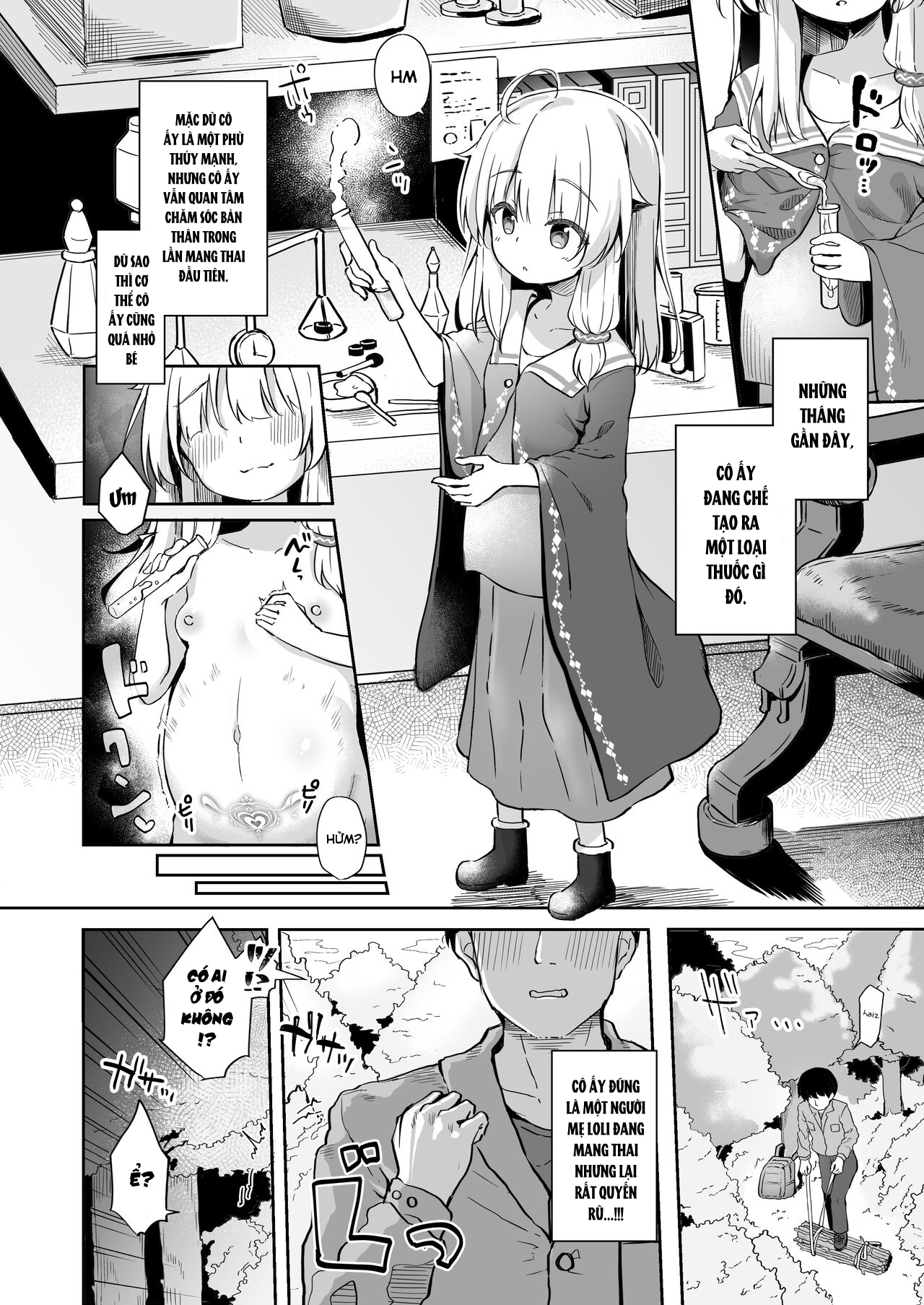 Đọc truyện hentai Spun Around by the Sweet Witch - Oneshot.