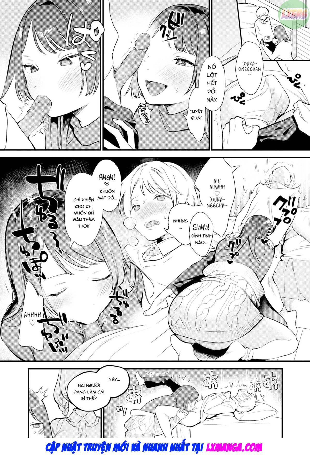 Đọc truyện hentai Không thoát được hai chị gái - Oneshot