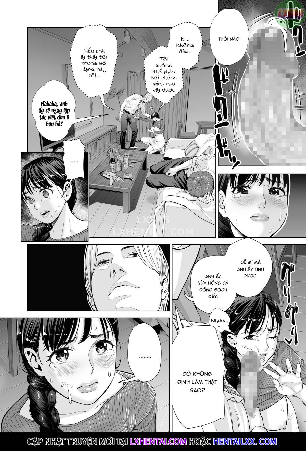 Đọc truyện hentai A Housewife Stolen By A Coworker Besides Her Blackout Drunk Husband - Chap 2