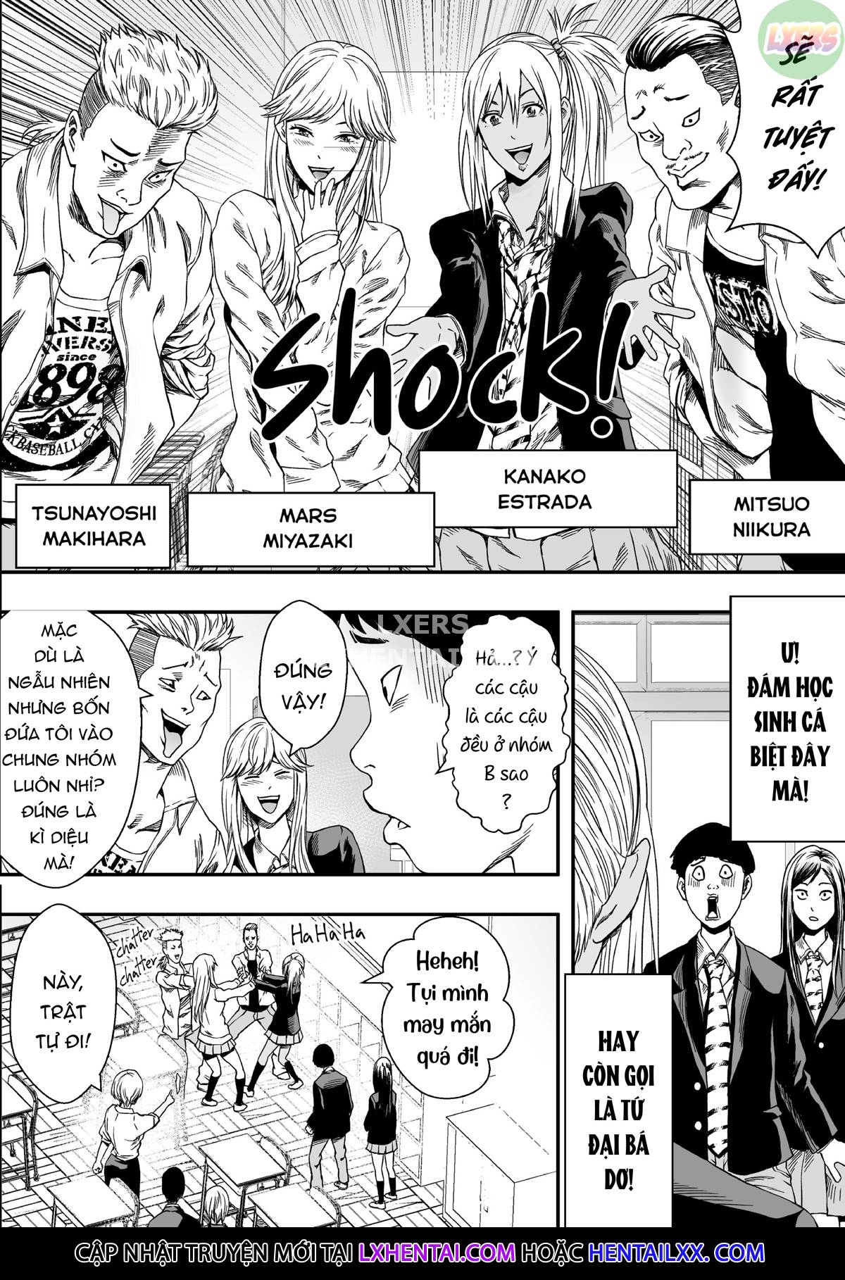 Đọc truyện hentai Field Trip with My First Crush and the Bad Crowd - Oneshot