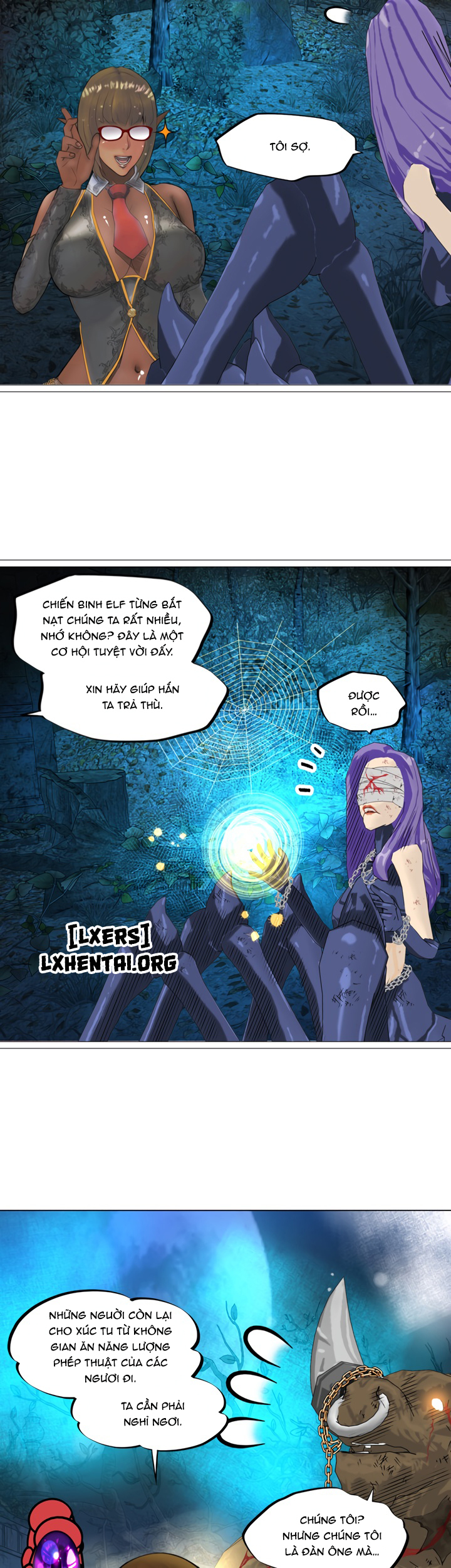 Đọc truyện hentai Nữ Hoàng Dark Elf Và Nô Lệ Orc - Chap 22