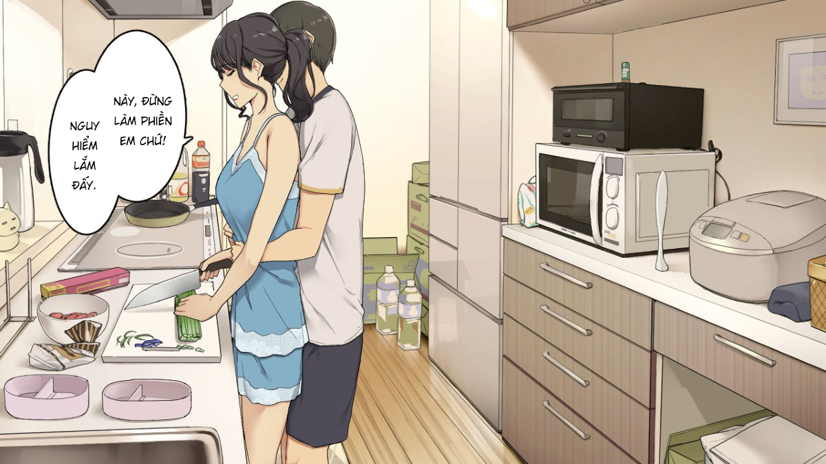 Đọc truyện hentai Ở cùng bạn gái hơn tuổi - Oneshot