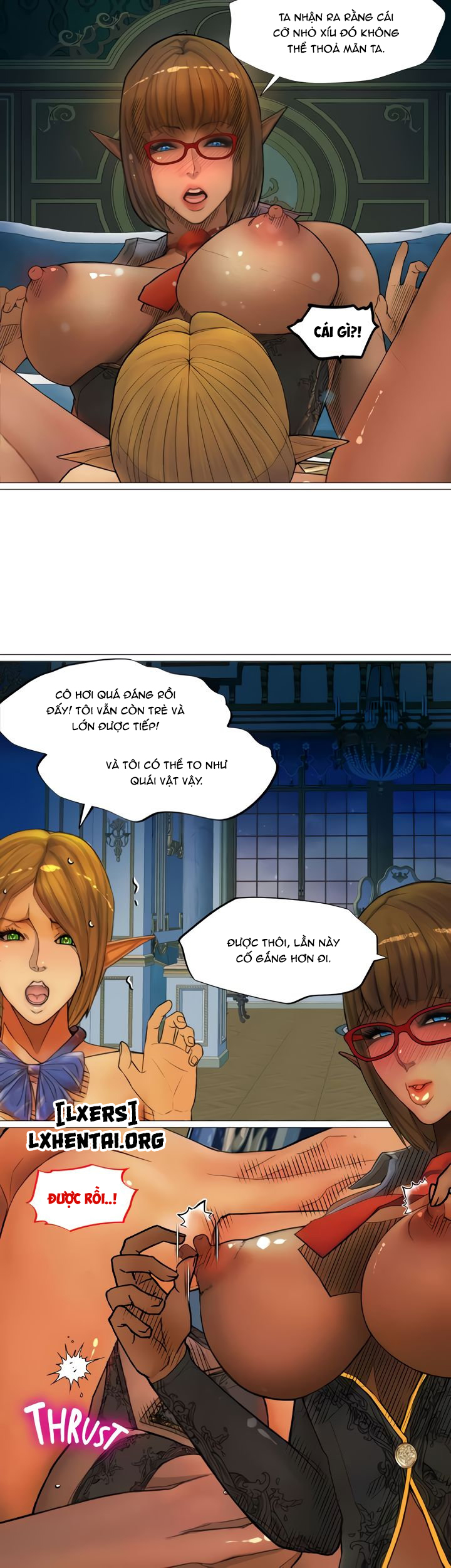 Đọc truyện hentai Nữ Hoàng Dark Elf Và Nô Lệ Orc - Chap 28