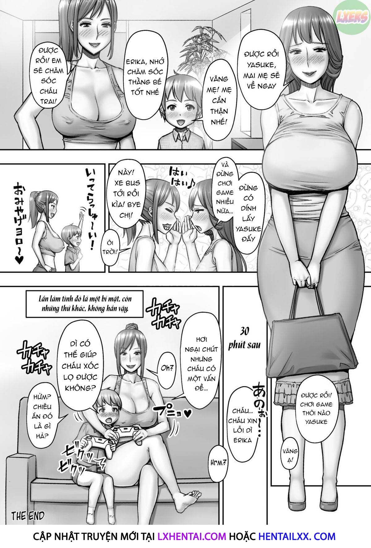 Đọc truyện hentai Giáo dục giới tính của người mẹ dâm đãng - Oneshot