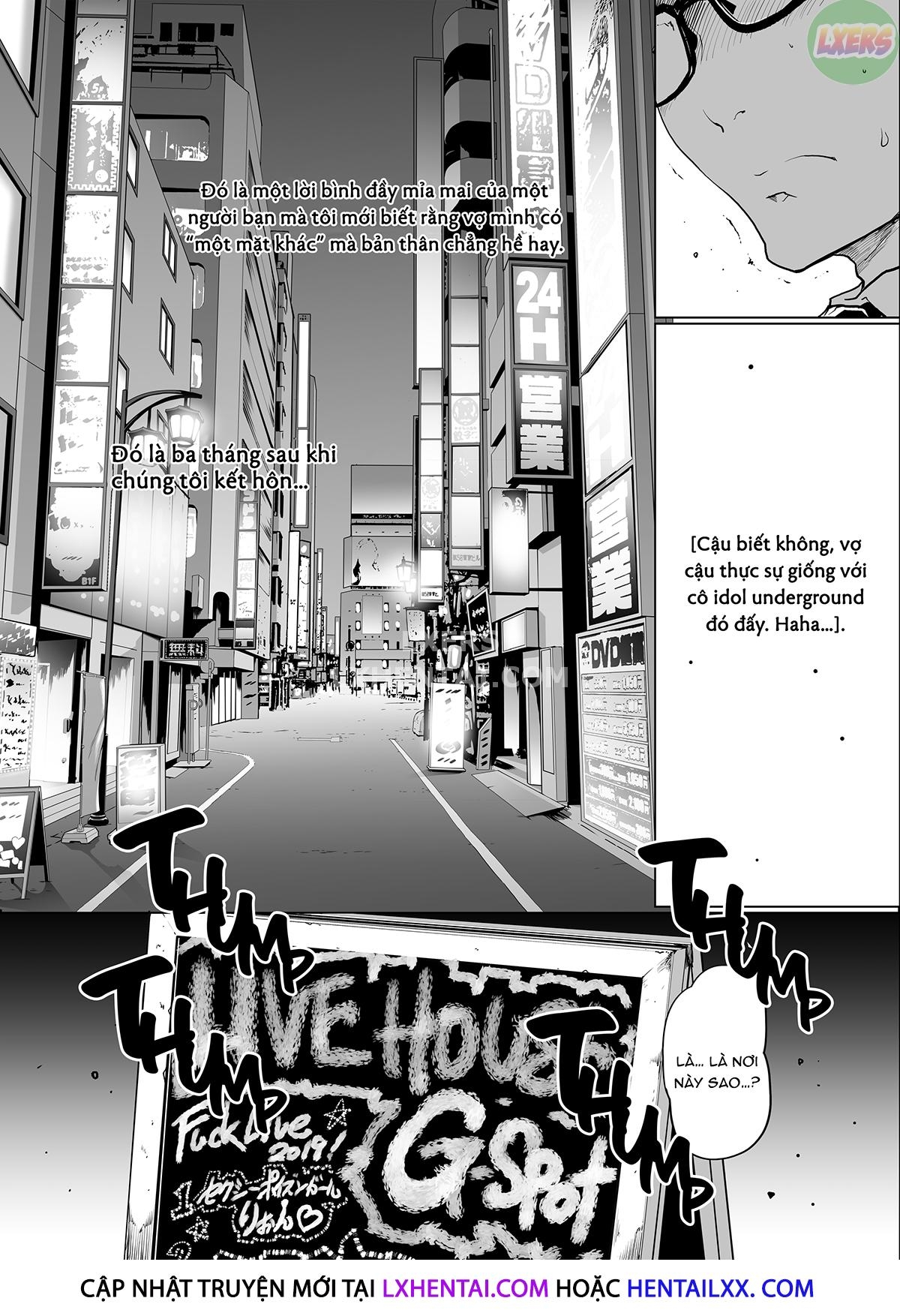 Đọc truyện hentai Underground Idol MILF cắm sừng chồng sau sân khấu - Oneshot