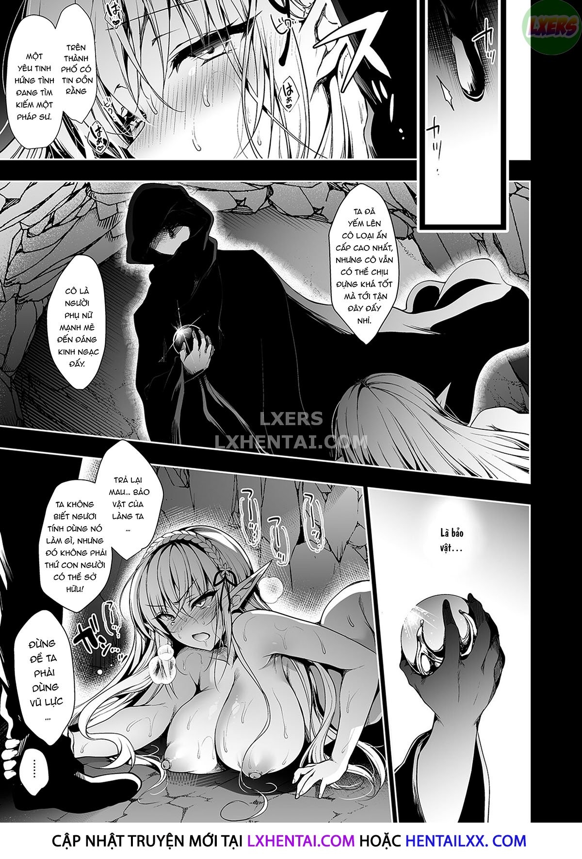 Đọc truyện hentai Elf ni Inmon o Tsukeru Hon Chap 1 LEVEL:1
