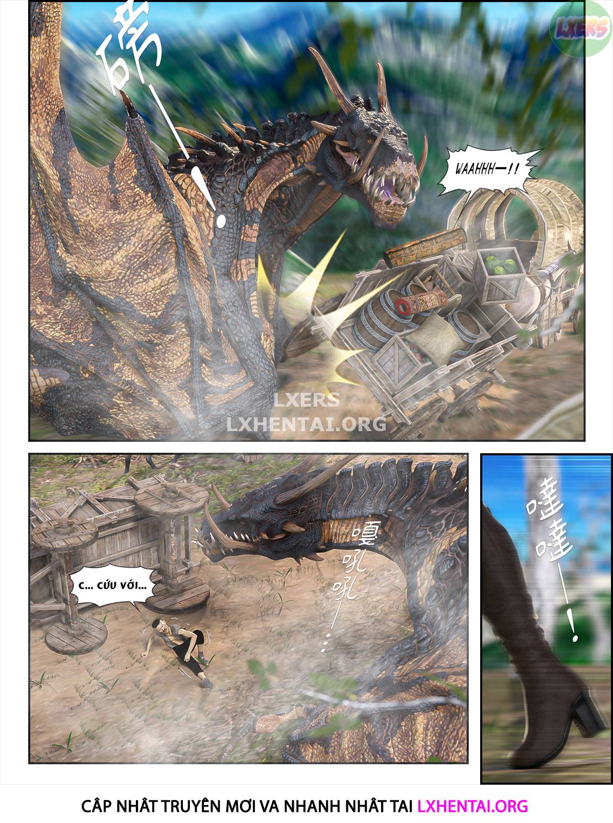 Đọc truyện hentai The Rose Fall Into Darkness - Chap 4