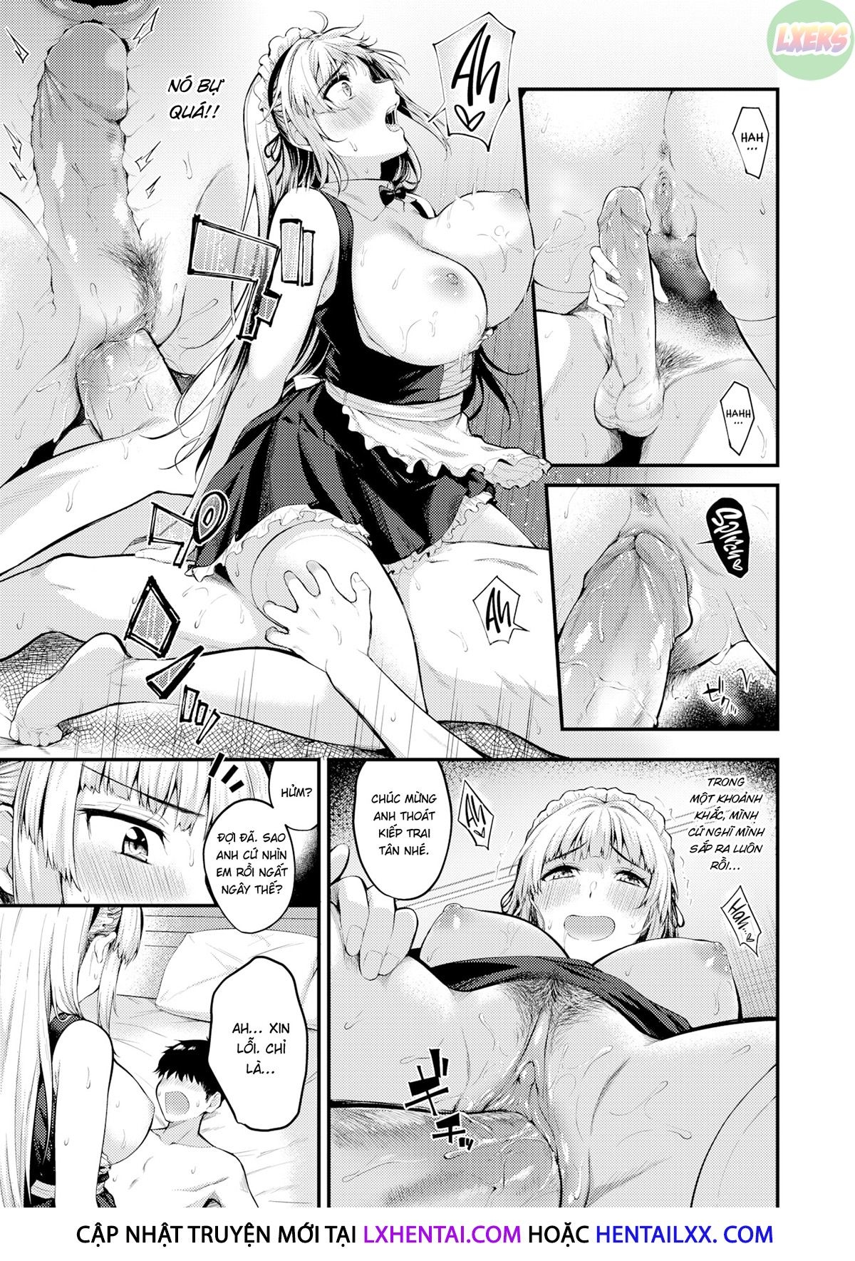 Đọc truyện hentai Dịch vụ hầu gái mại dâm - Oneshot