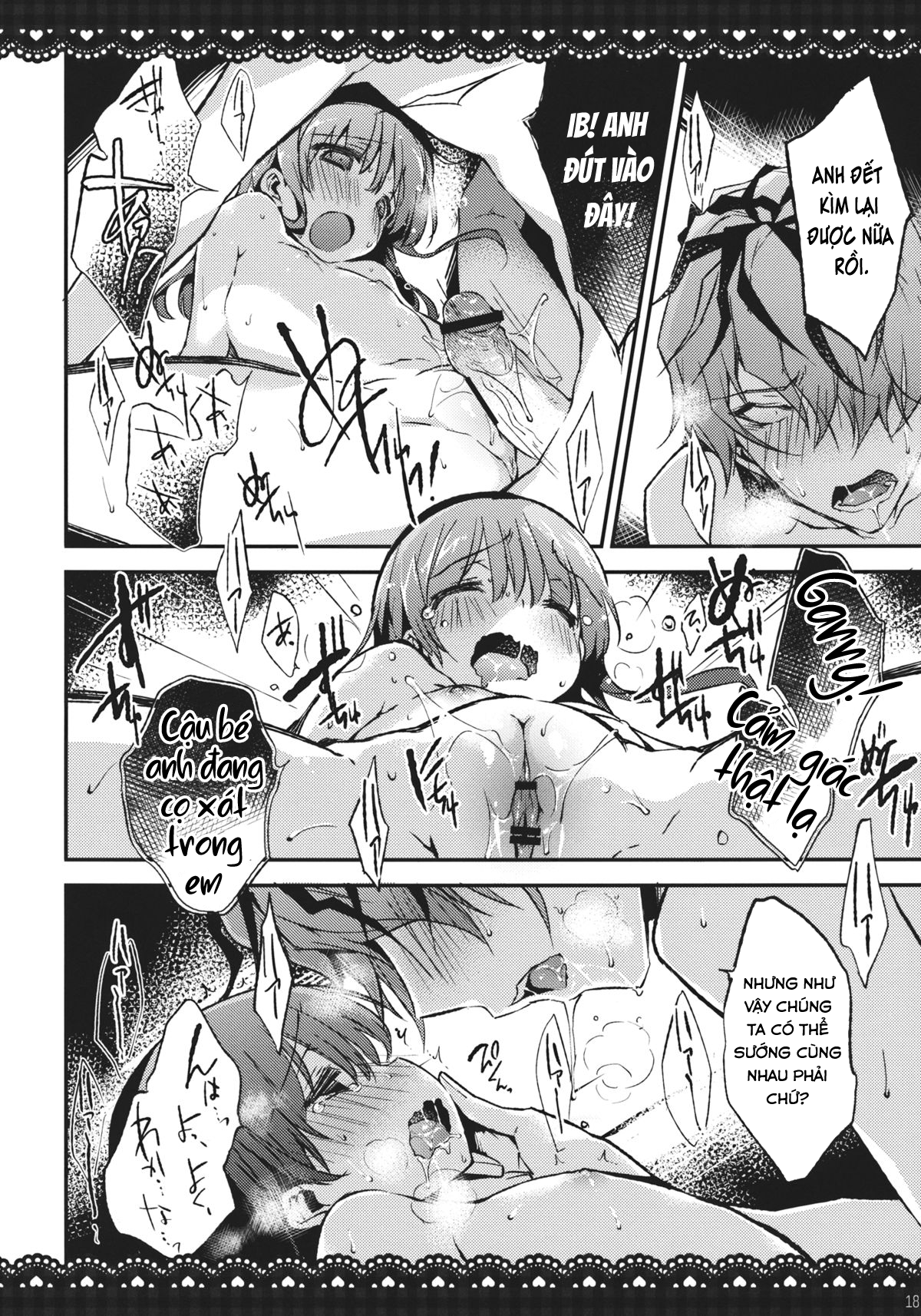 Đọc truyện hentai Ib to Garry o Issho ni Ofuro ni Ireru to Dou Naru no? - Oneshot