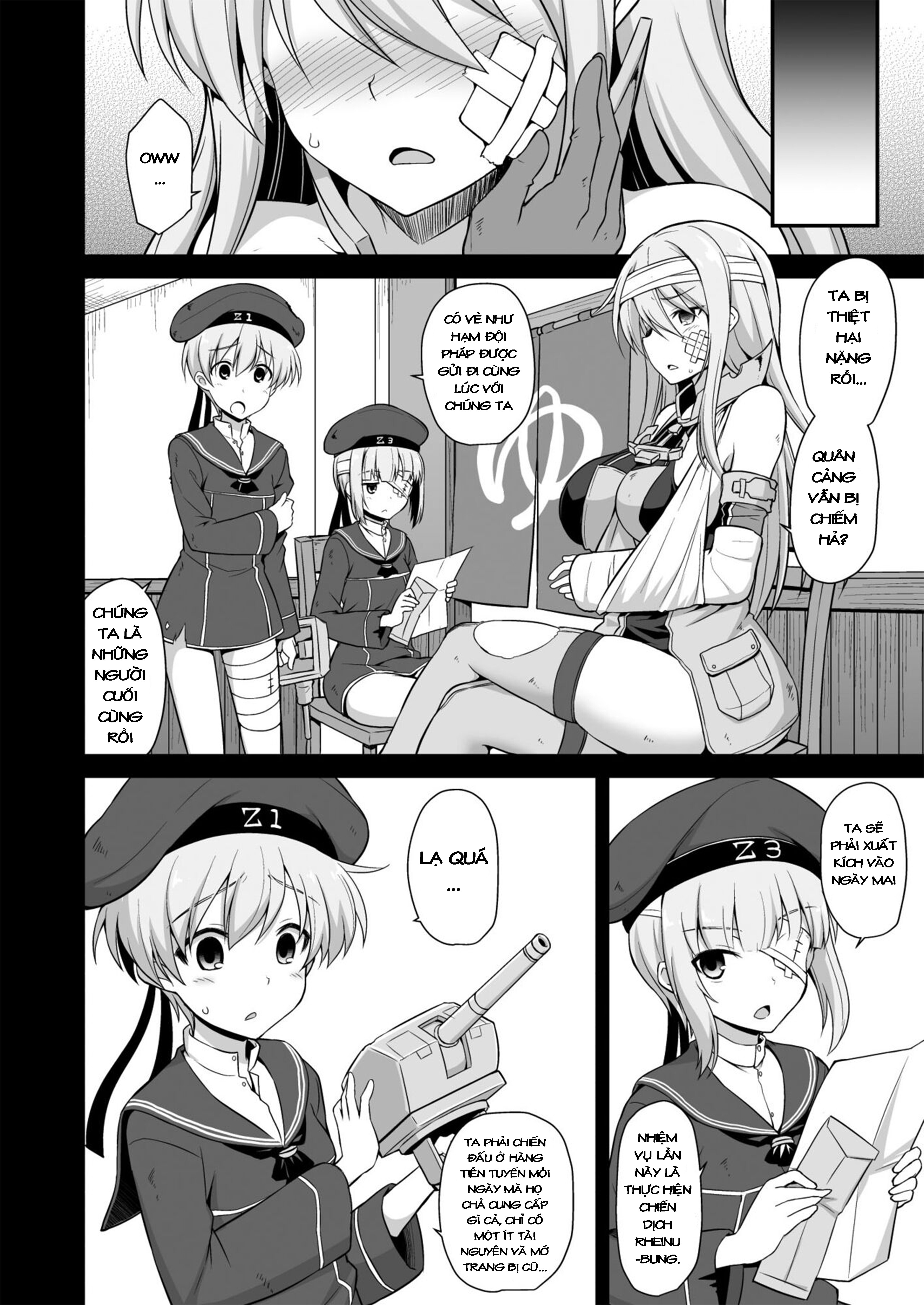 Đọc truyện hentai Đêm trước khi Kanmusu mang thai, mối tình bị đánh thuốc mê của Prinz Eugen - Oneshot