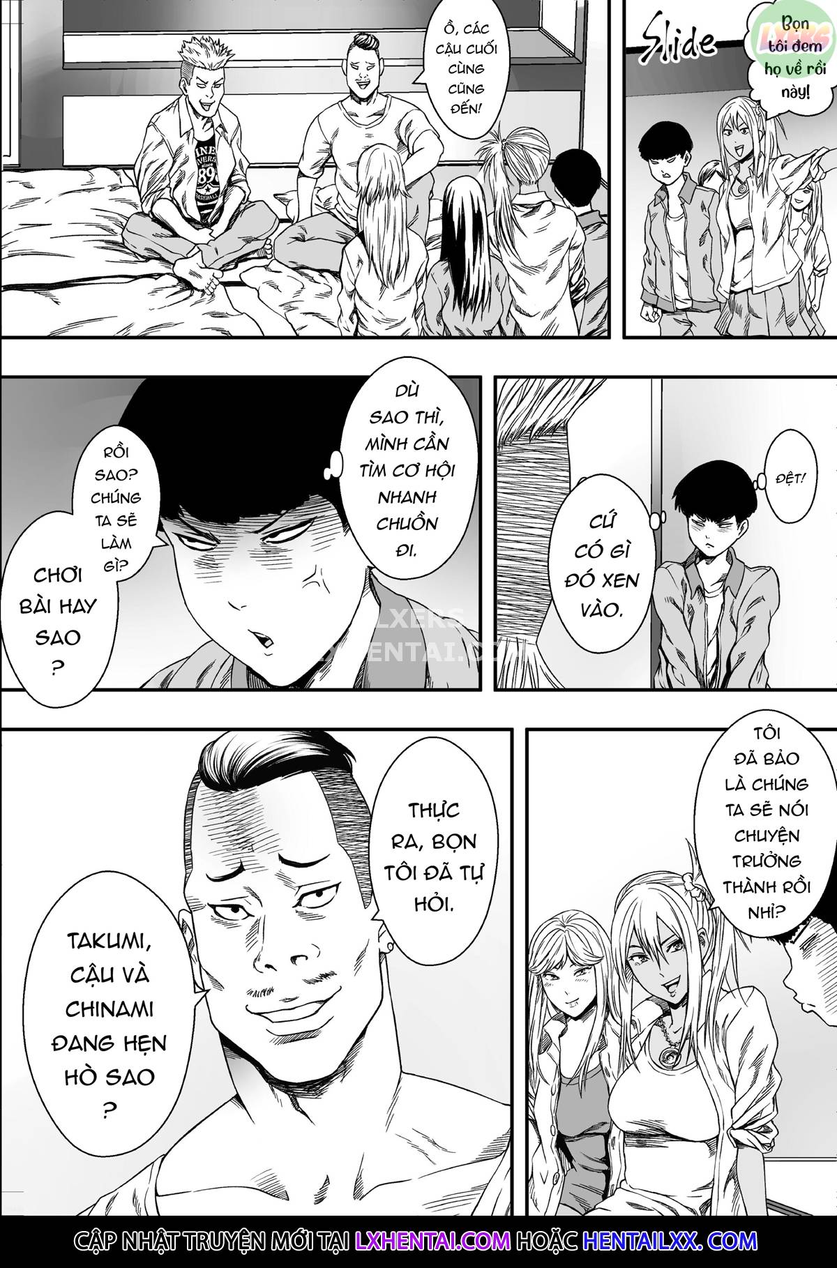 Đọc truyện hentai Field Trip with My First Crush and the Bad Crowd - Oneshot