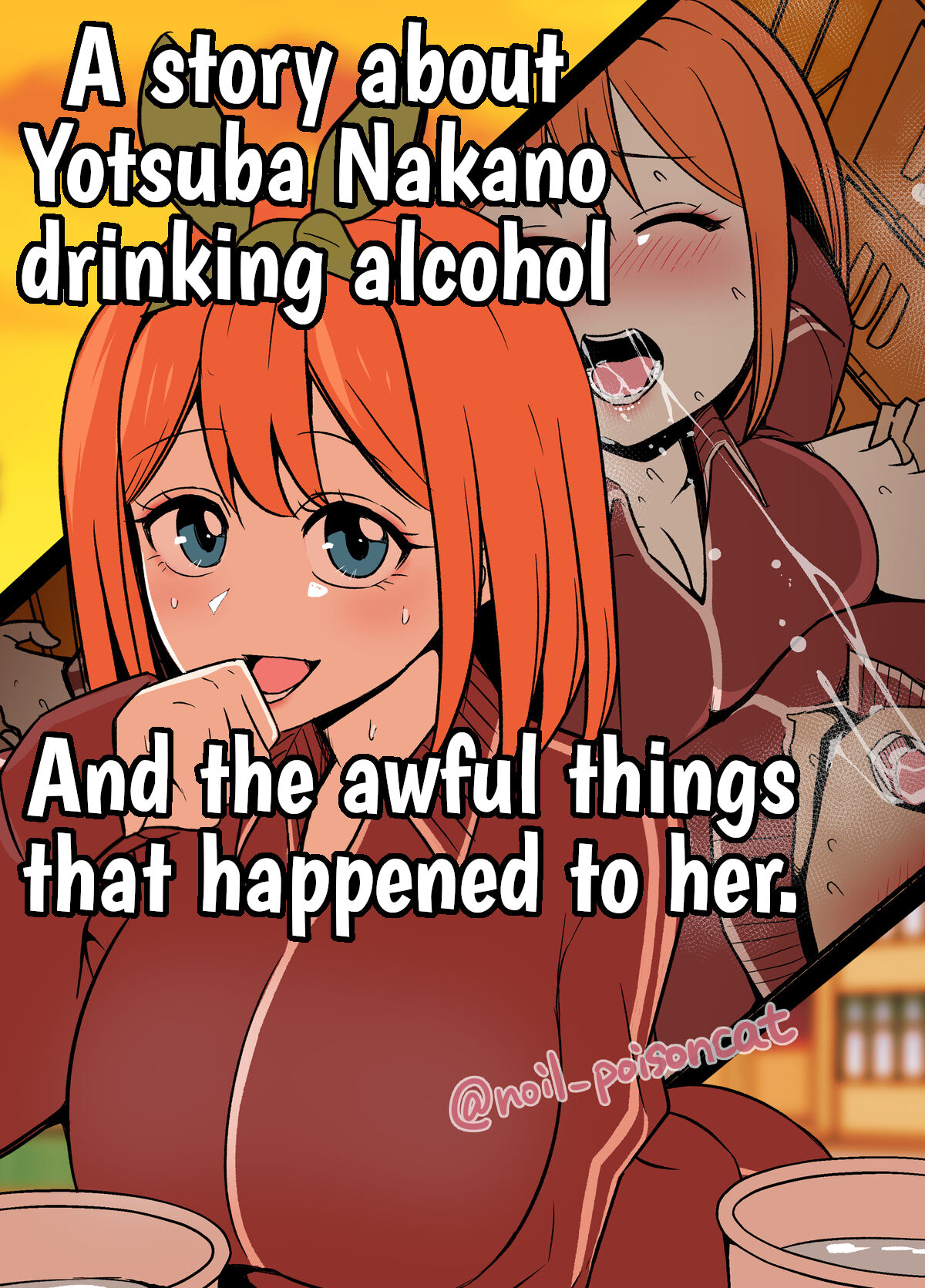 Đọc truyện hentai Nakano Yotsuba ni Osake o Nomasete Warui Koto o Suru Hanashi - Oneshot