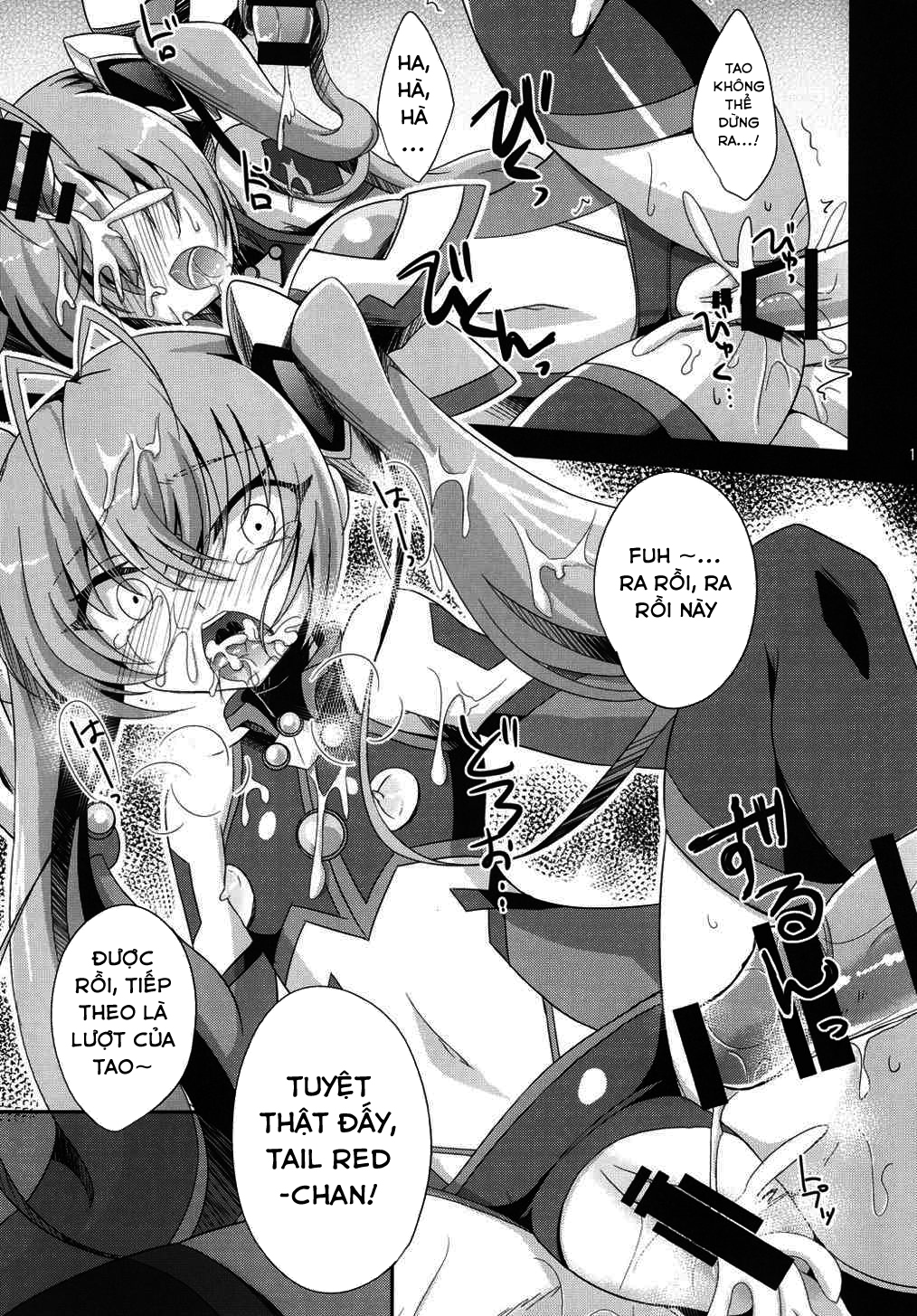 Đọc truyện hentai Hai bím đỏ tươi! - Oneshot