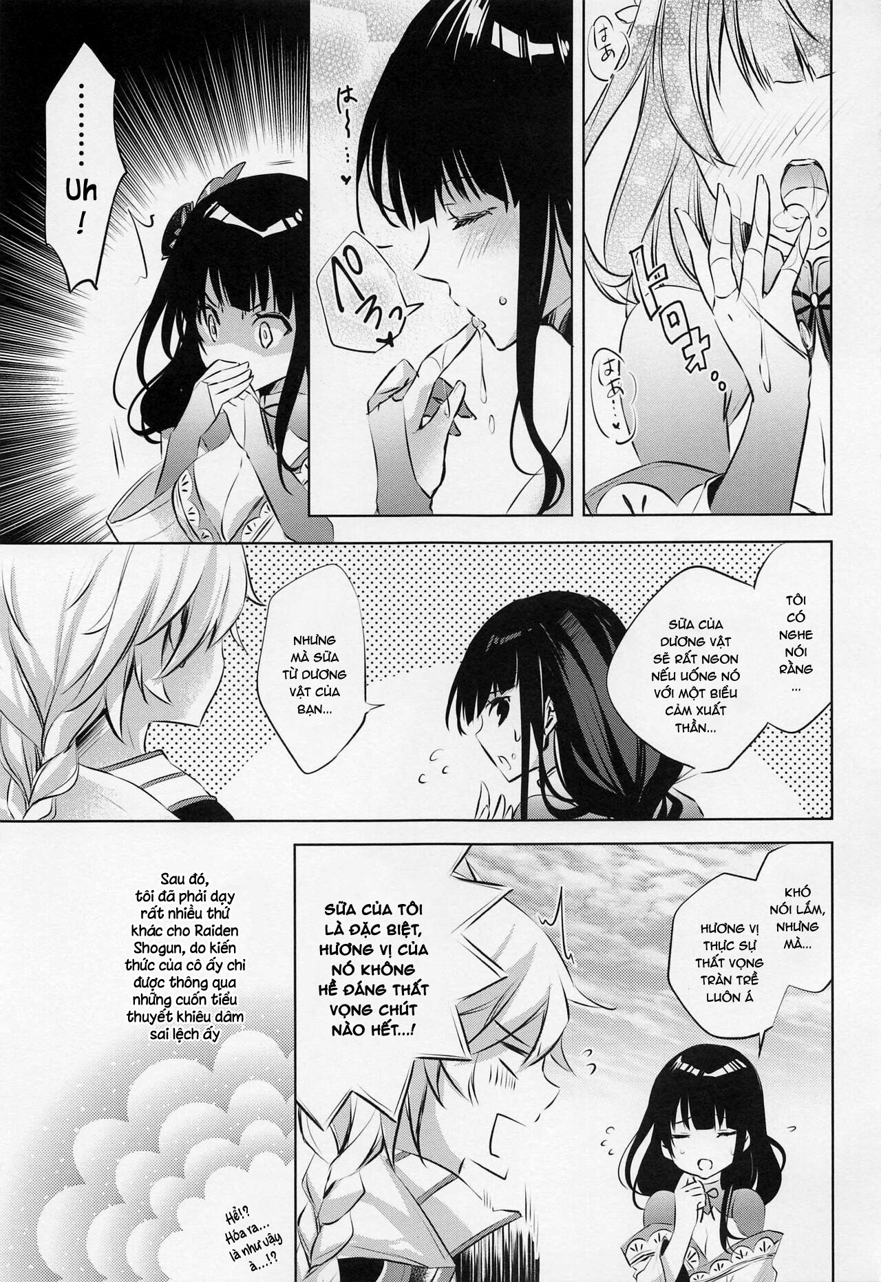 Đọc truyện hentai Raiden Shogun mơ mộng - Oneshot