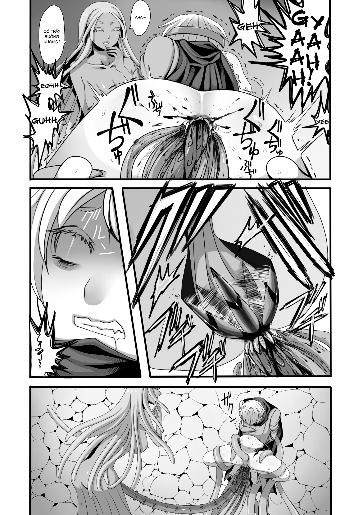 Đọc truyện hentai Quái vật, anh hùng và pháp sư - Oneshot