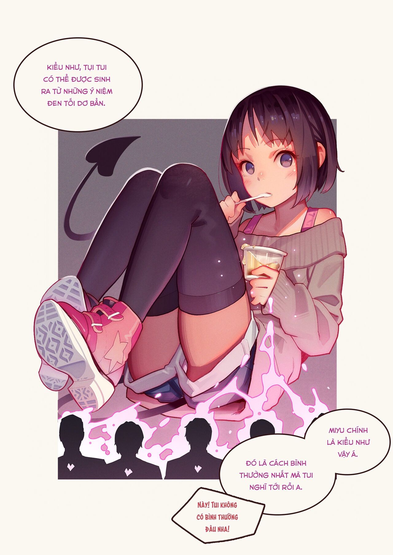 Đọc truyện hentai Cuốn sách mà 3 cô gái nghịch ngợm chơi dương vật của bạn - Oneshot.