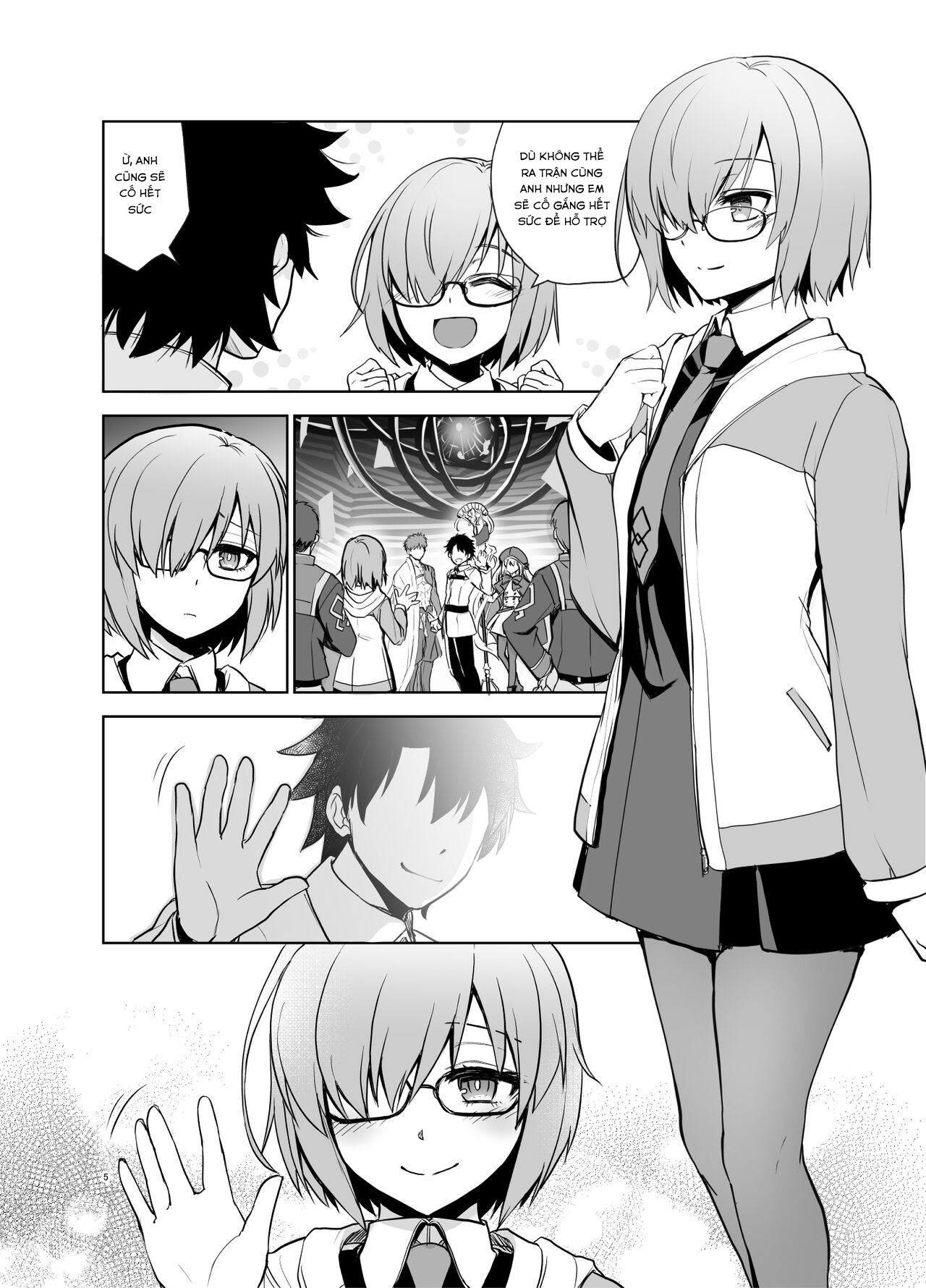 Đọc truyện hentai Senpai ga Rayshift Chuu Dake Kankei o Sematte Kuru Seiyoku Ousei na Chaldea Shokuin Oji-san to Mash (Fate/Grand Order) - Oneshot