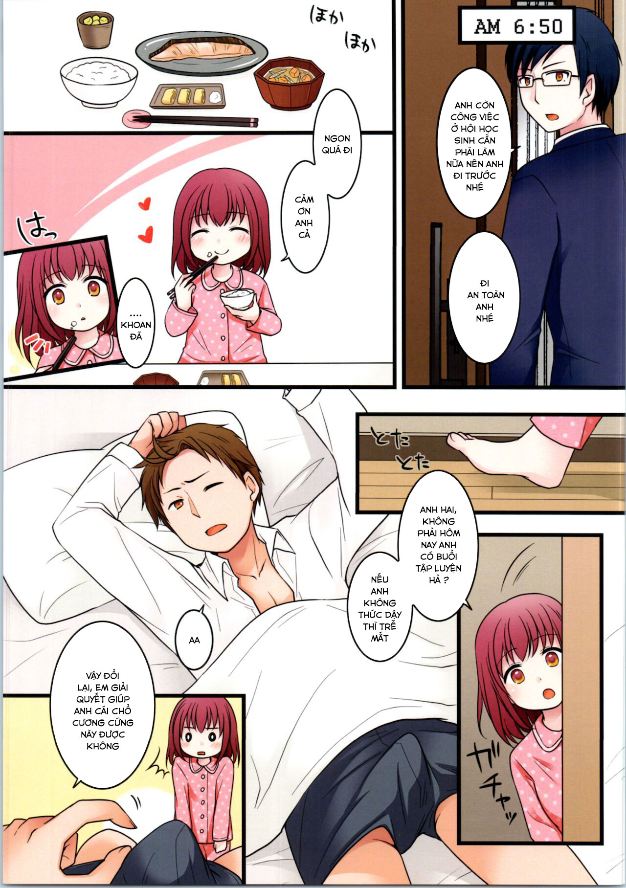 Đọc truyện hentai TS Shite Onitatchi no Seiyokushori Kakari ni natta tachi no toaru Ichinichi - Oneshot