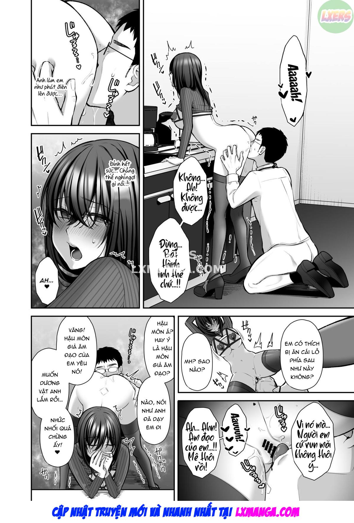 Đọc truyện hentai An Office Lady's Behind The Scenes Masochistic Onahole Training - Chap 2
