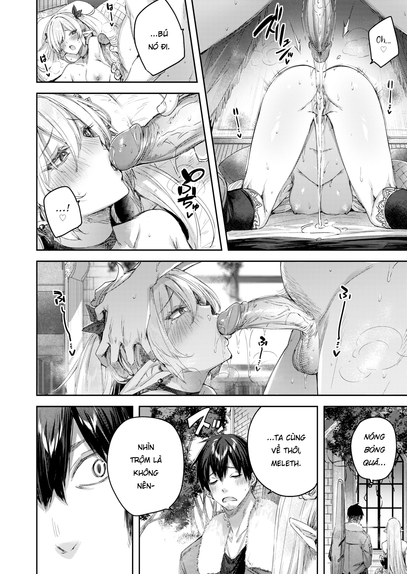 Đọc truyện hentai Cuộc chạm trán của chàng thợ săn đơn độc trong khu rừng yêu tinh - Chap 1