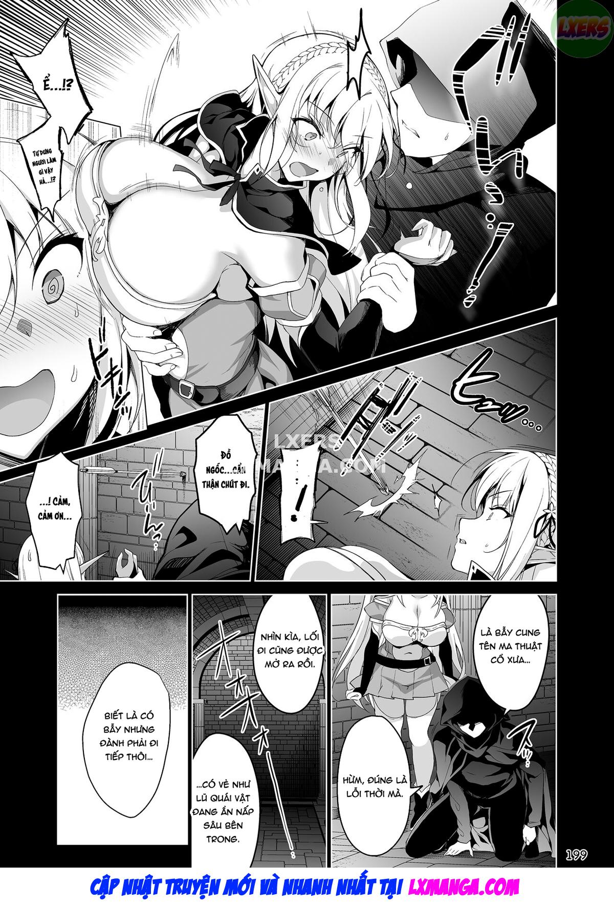 Đọc truyện hentai Elf ni Inmon o Tsukeru Hon Chap 4 LEVEL:1~4