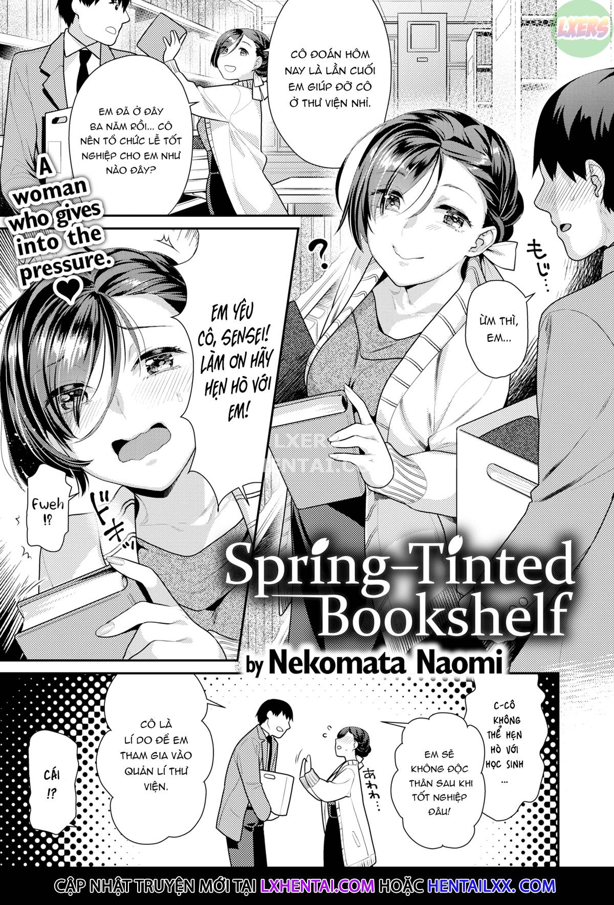 Đọc truyện hentai Giá sách màu mùa xuân - Oneshot