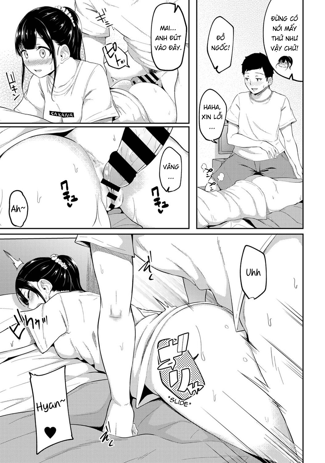 Đọc truyện hentai Tôi cố chịch em gái khi thấy ẻm mặc tạp dề khỏa thân... - Chap 4