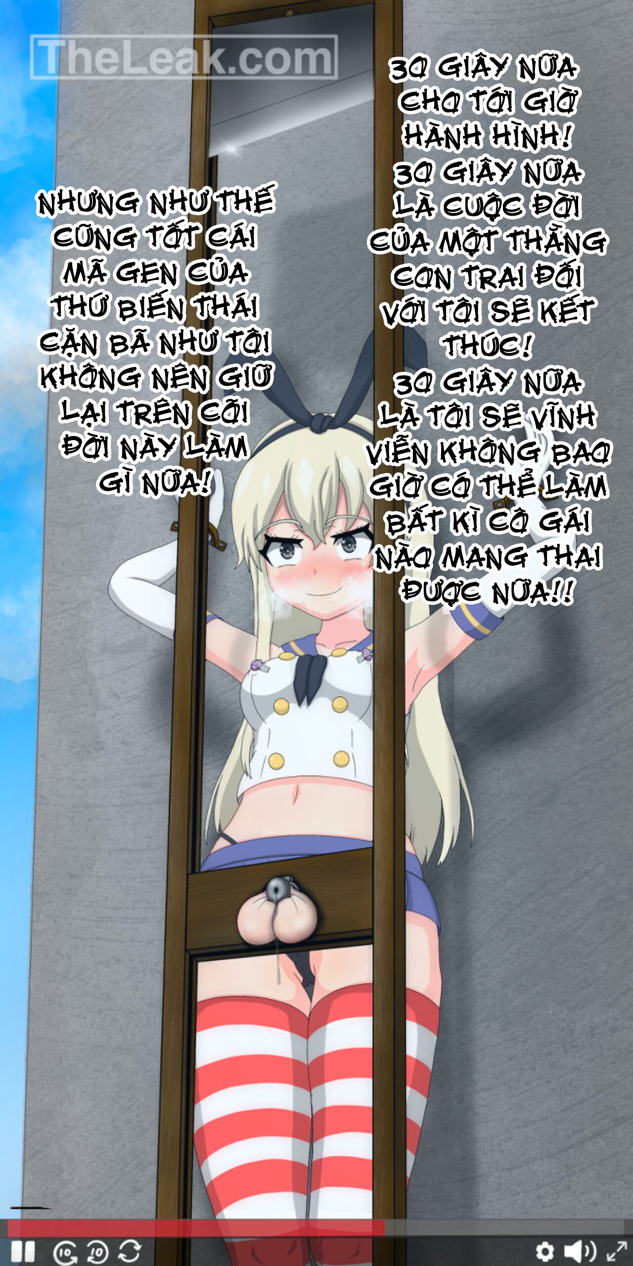 Đọc truyện hentai Buổi live Stream tự thiến của Shimakaze! - Oneshot