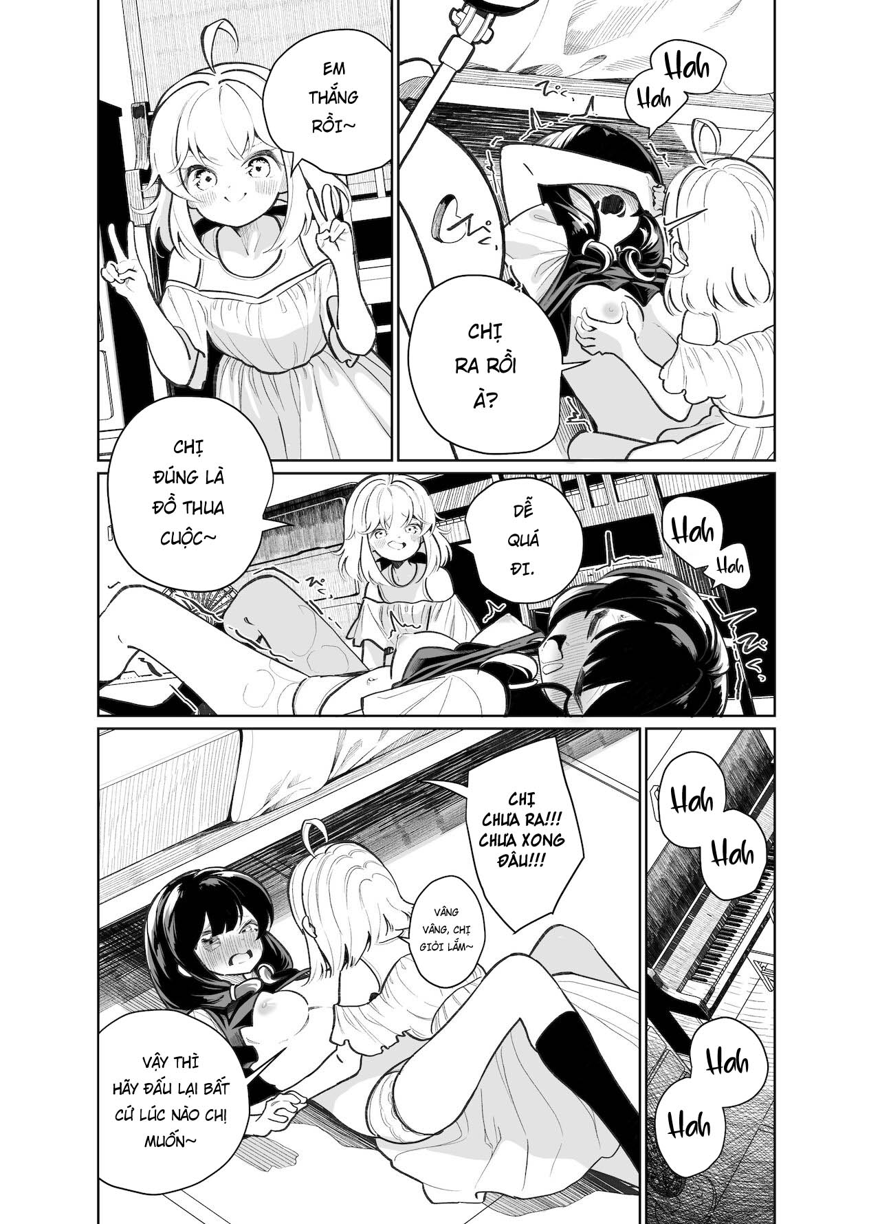 Đọc truyện hentai Mình muốn thắng con nhỏ đó! - Oneshot