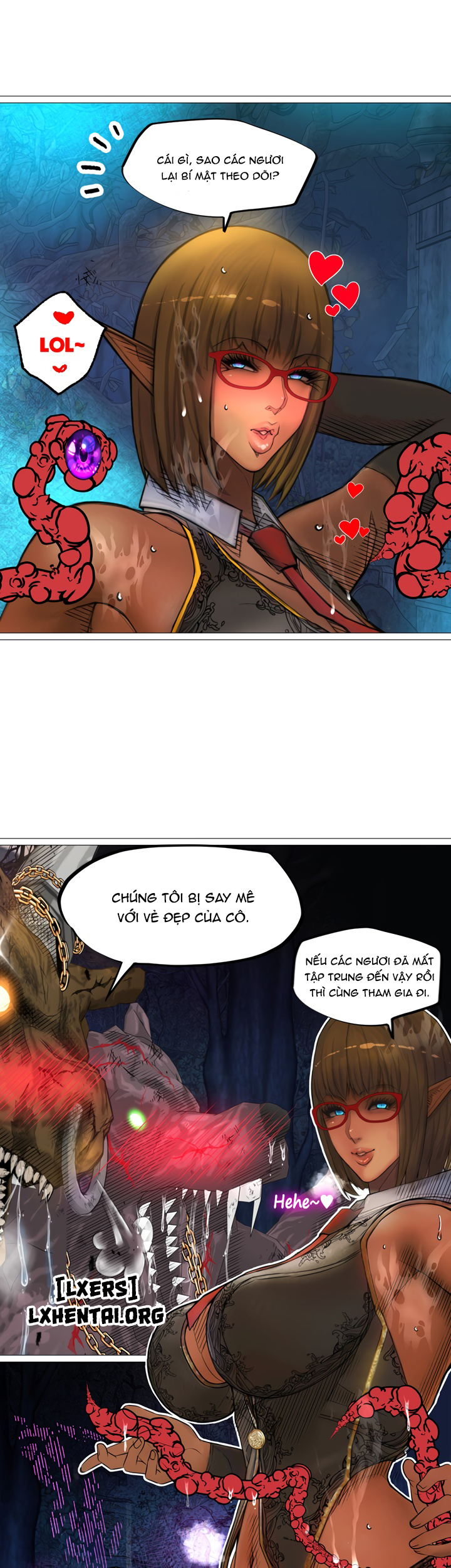 Đọc truyện hentai Nữ Hoàng Dark Elf Và Nô Lệ Orc - Chap 21