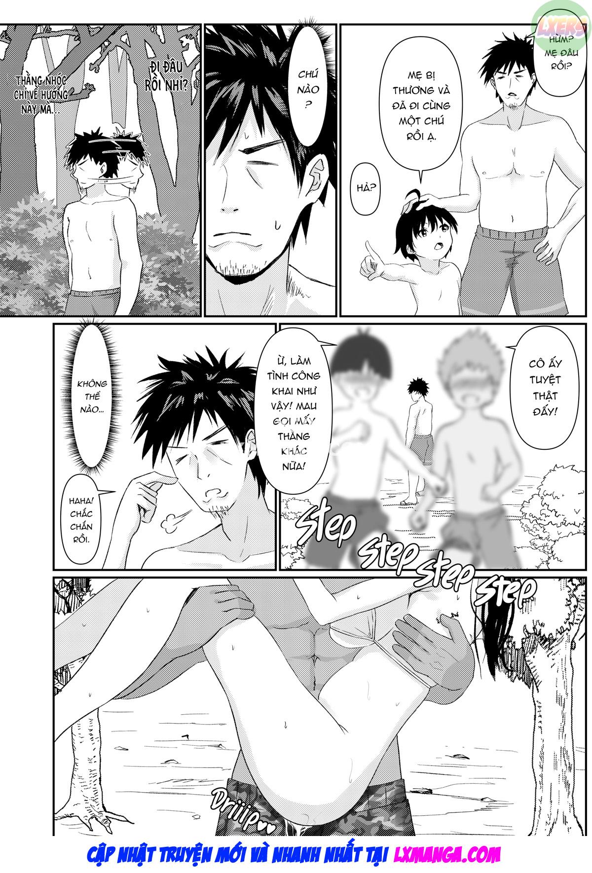 Đọc truyện hentai Hitozuma NTR Kazoku Ryokou - Oneshot