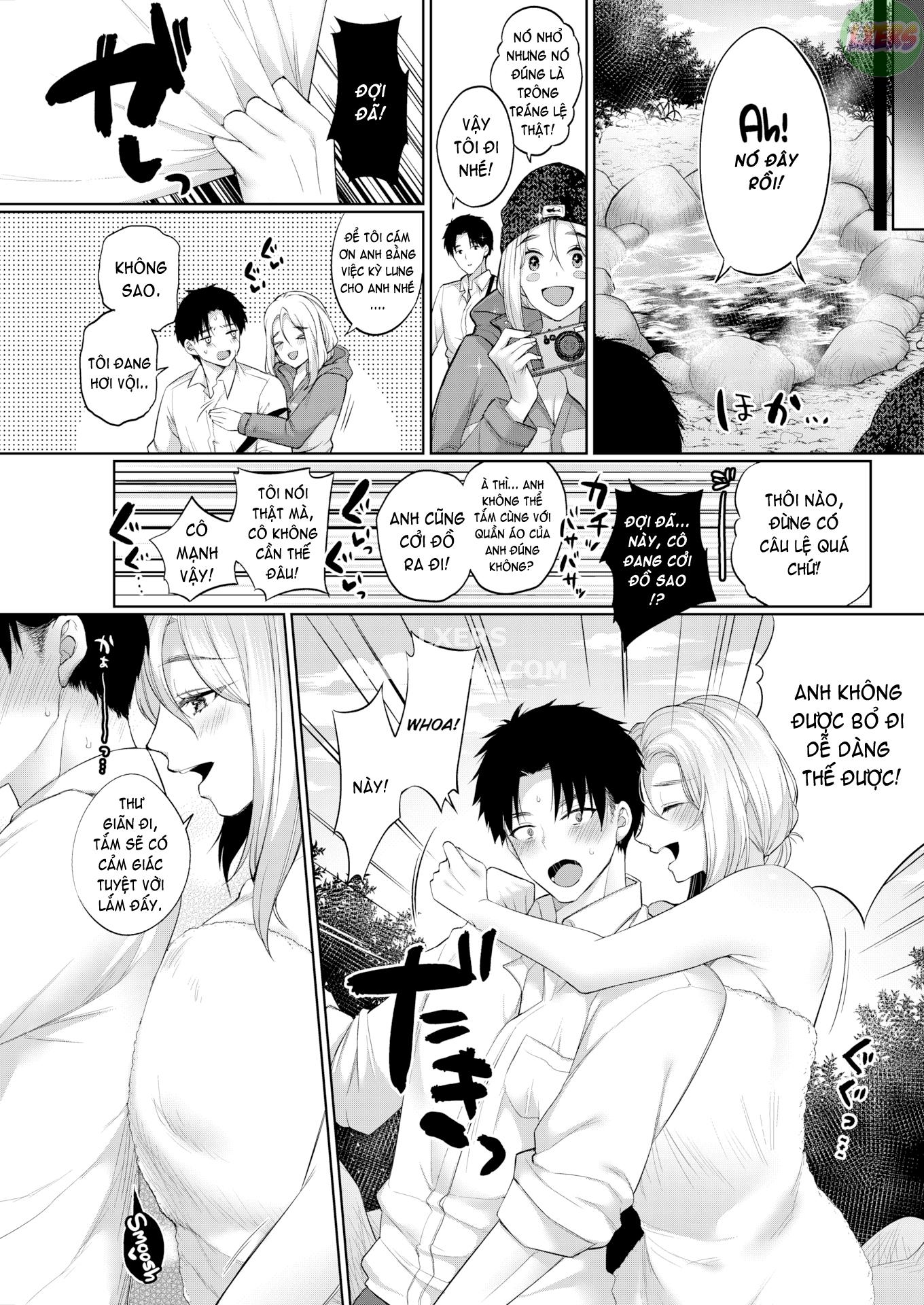 Đọc truyện hentai Thợ săn suối nước nóng bí mật - Oneshot